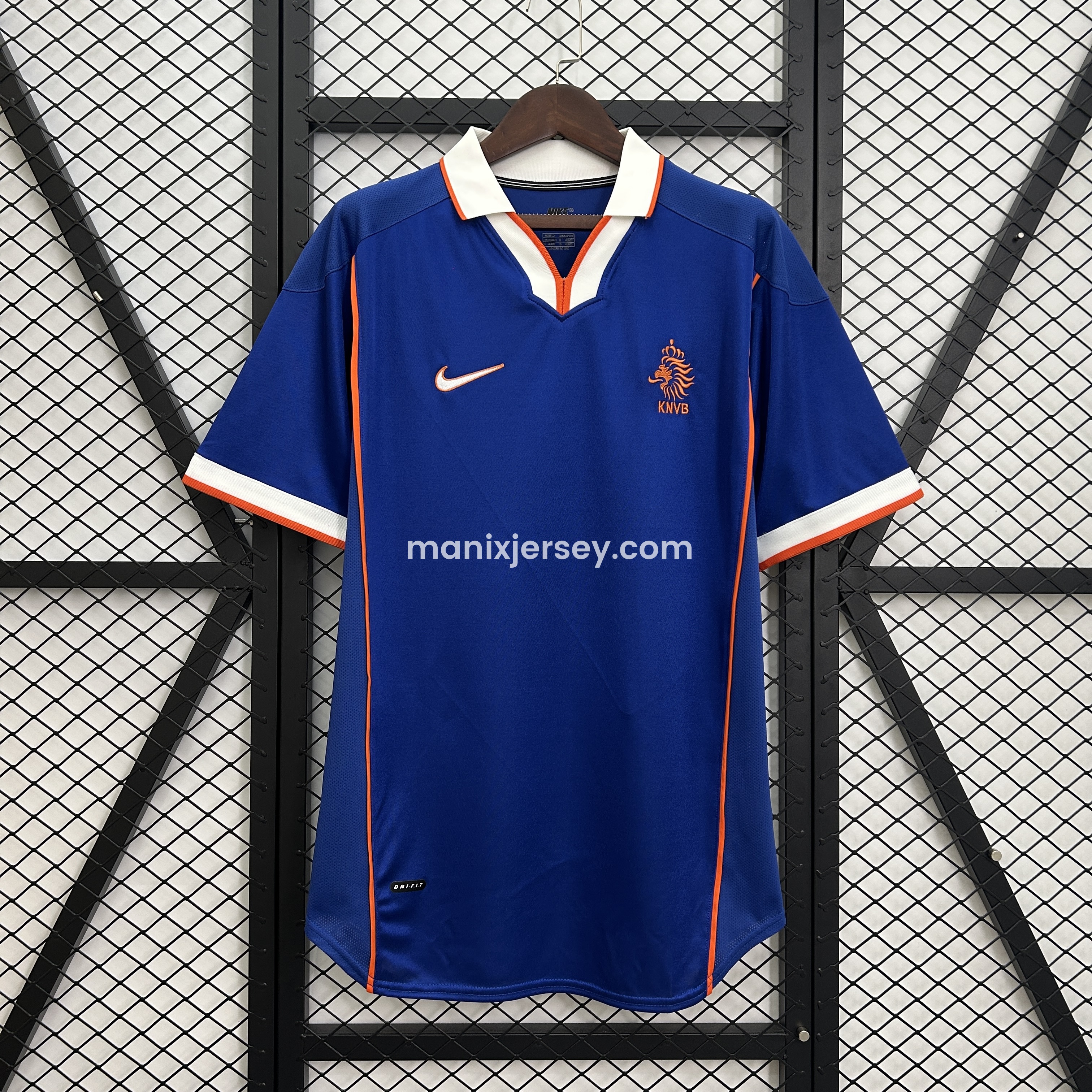 Retro Netherlands 1998 Away Jersey - UnitedFutballJersey