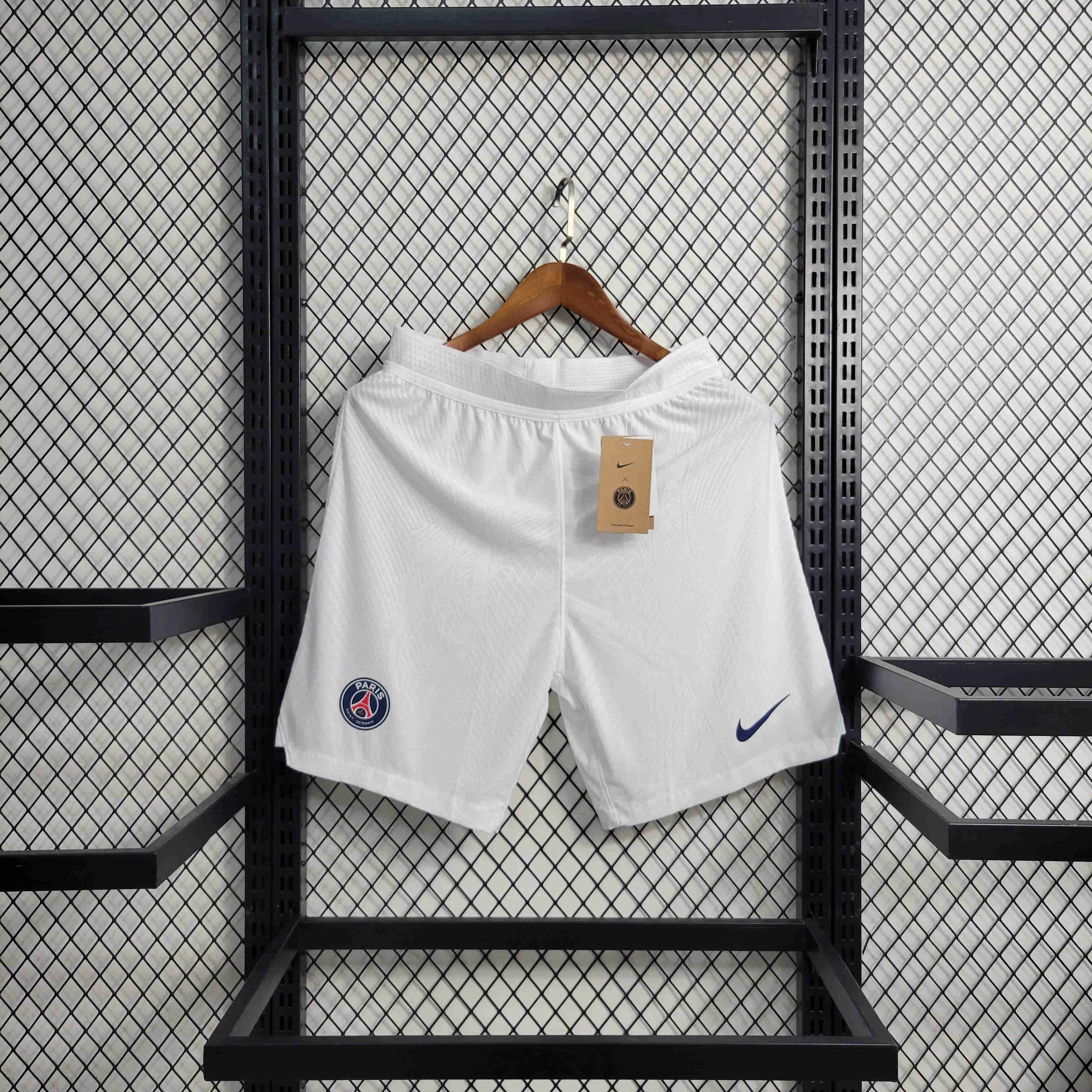 Paris Saint Germain PSG 23-24 White Shorts - Player Version - UnitedFutballJersey