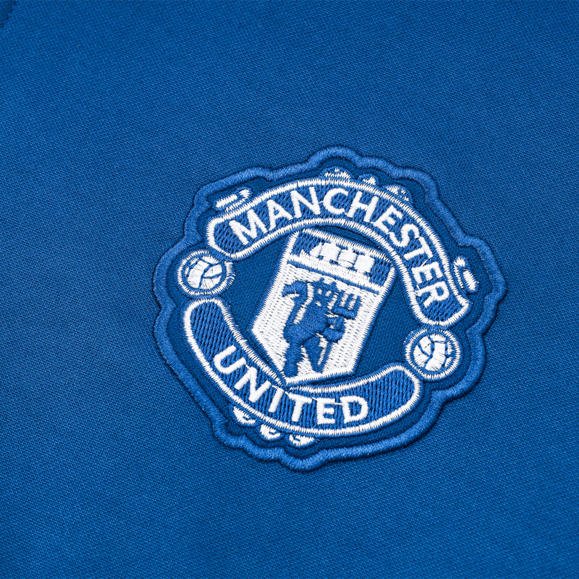 Manchester United 23-24 Men's Training Hoodie + Pants - Blue - UnitedFutballJersey