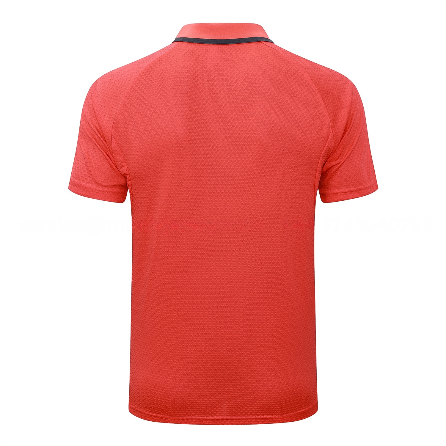 Bayern Munich 25-26 POLO Short-Sleeve Training Set - Orange Top and Deep Grey Pants - UnitedFutballJersey