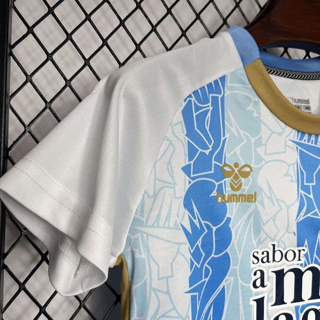 Malaga 24-25 Home Kids Kit - UnitedFutballJersey
