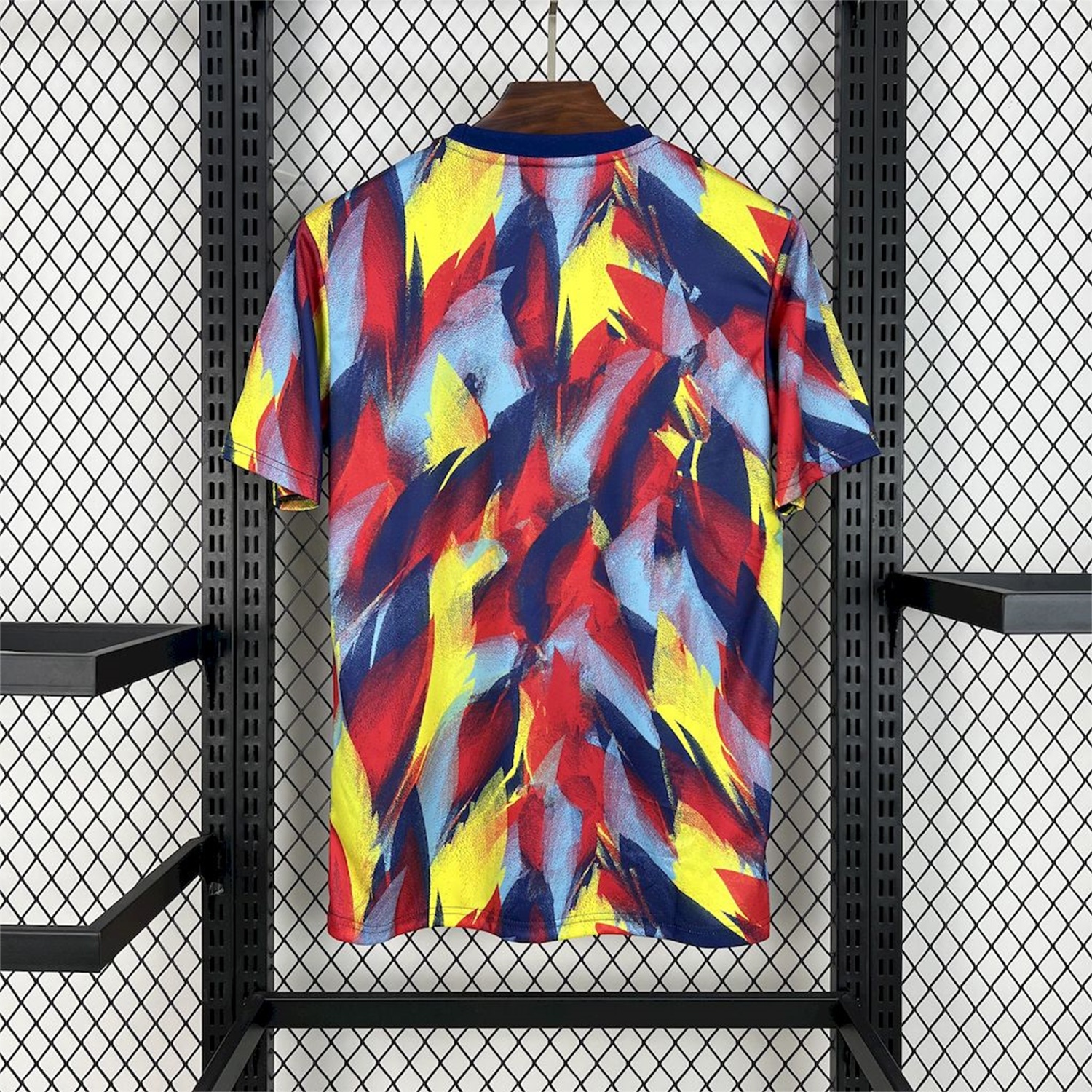 Arsenal 25-26 Colorful Flame Graffiti Pre-match Training Jersey - Fans Version - UnitedFutballJersey