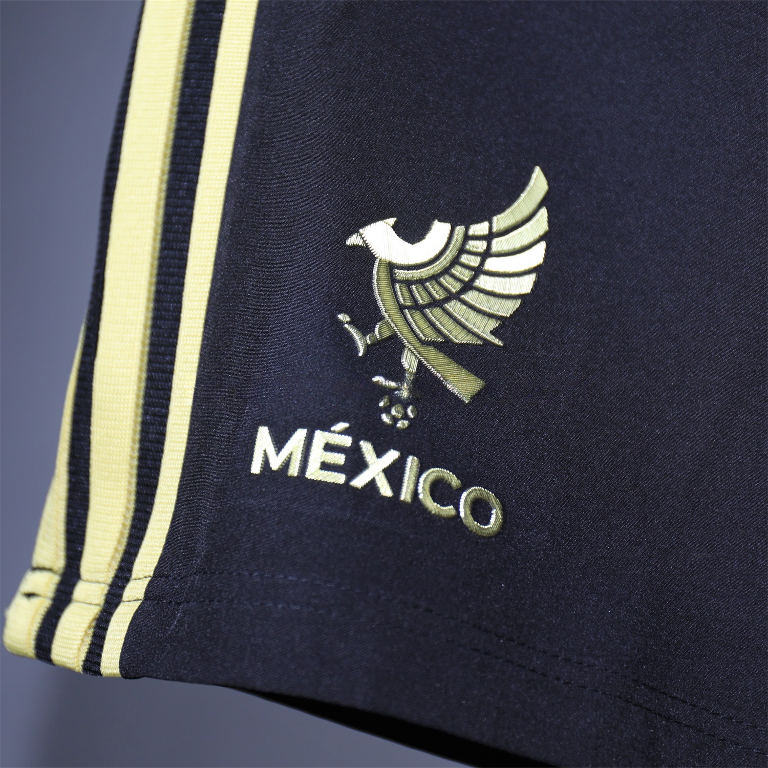 Mexico 2025 Gold Cup Black Shorts - Player Version - UnitedFutballJersey