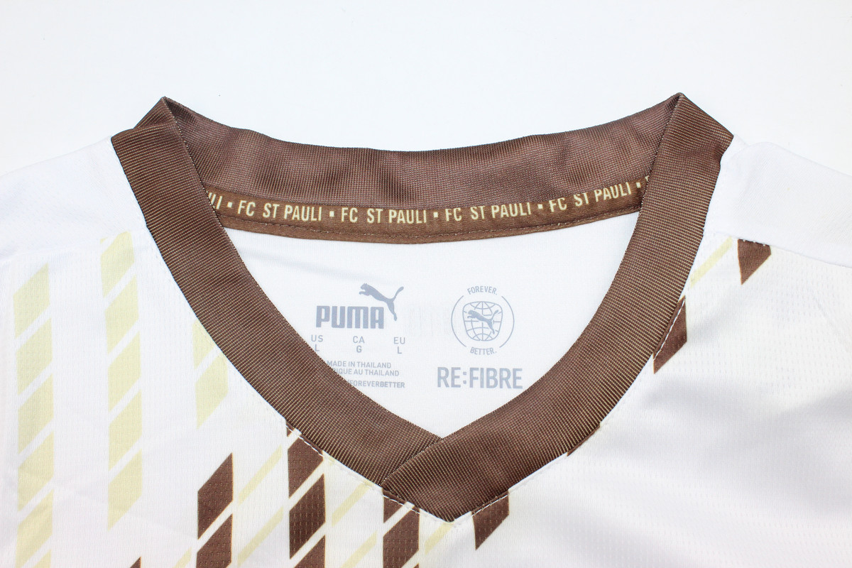 St. Pauli 24-25 Away Stadium Jersey - Fans Version - UnitedFutballJersey