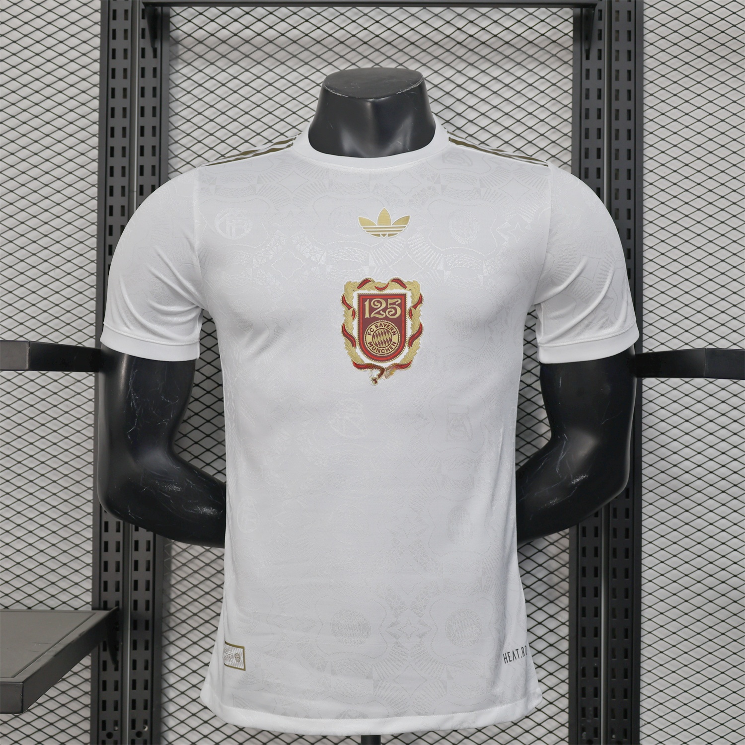 Bayern Munich 2025 White 125th Anniversary Jersey - with 125th Patch on Back - Player Version - UnitedFutballJersey