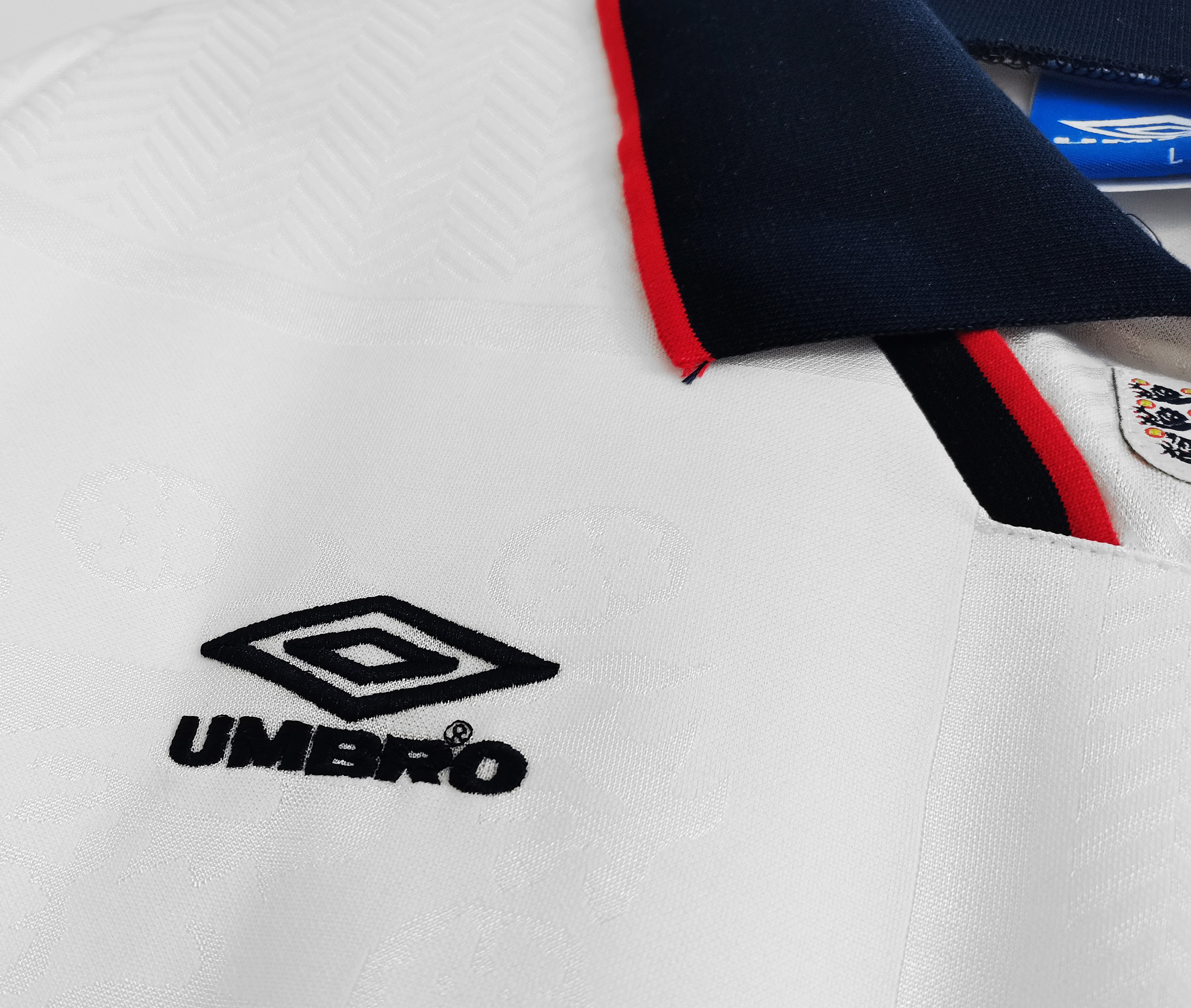 Retro England 1994 Home Stadium Jersey - UnitedFutballJersey