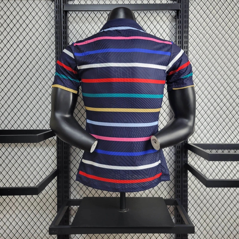 France 2024 Stripe Training Jersey - Player Version - UnitedFutballJersey