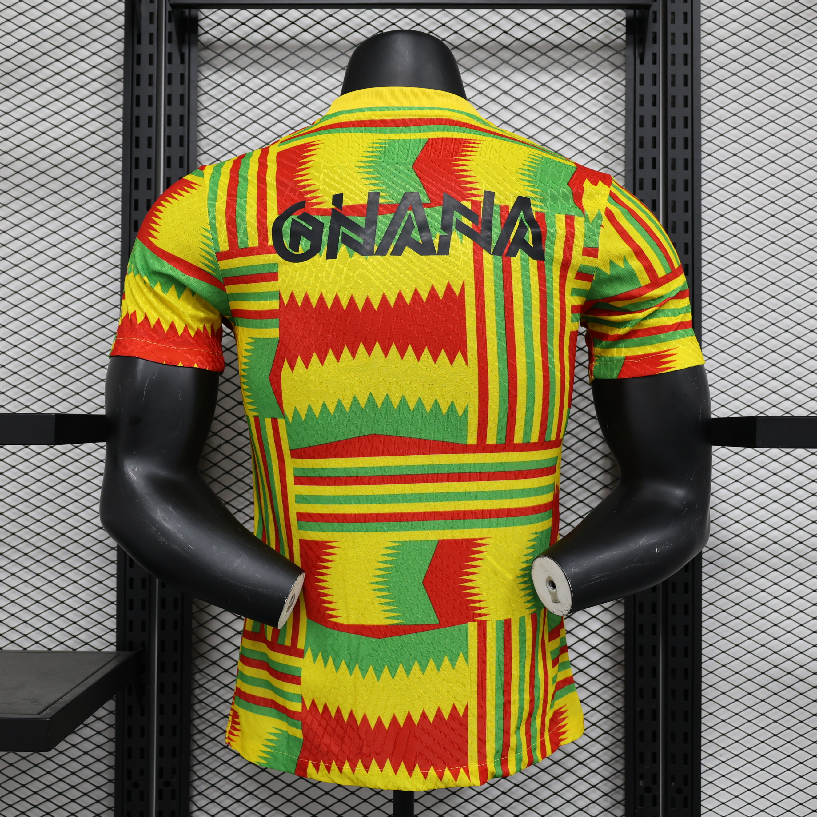 Ghana 23-24 Yellow Jersey - Player Version - UnitedFutballJersey