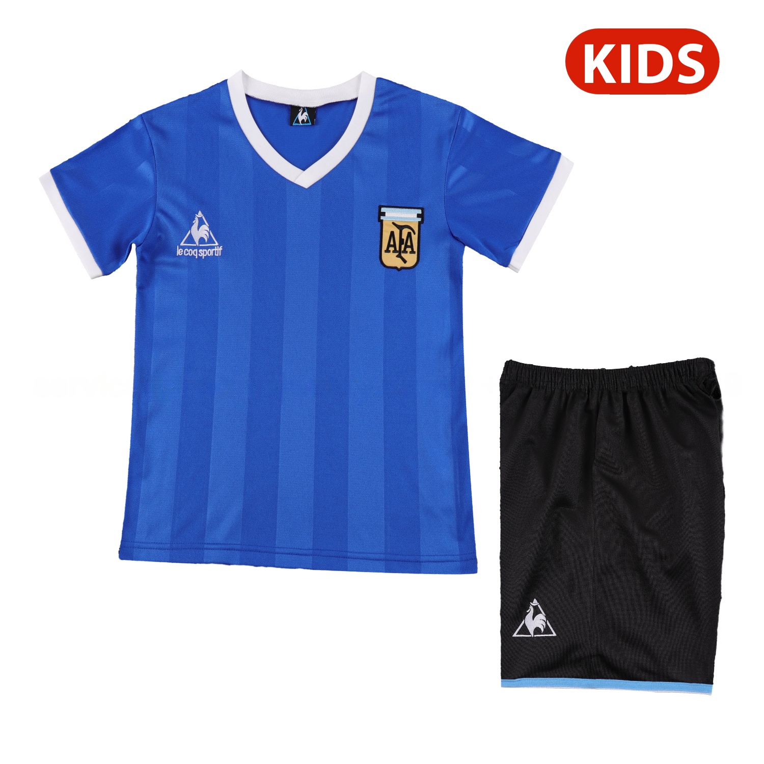 Retro Argentina 1986 Away Kids Kit - UnitedFutballJersey