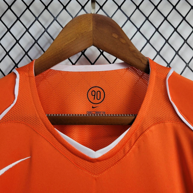Retro Netherlands 2004 Home Stadium Jersey - UnitedFutballJersey