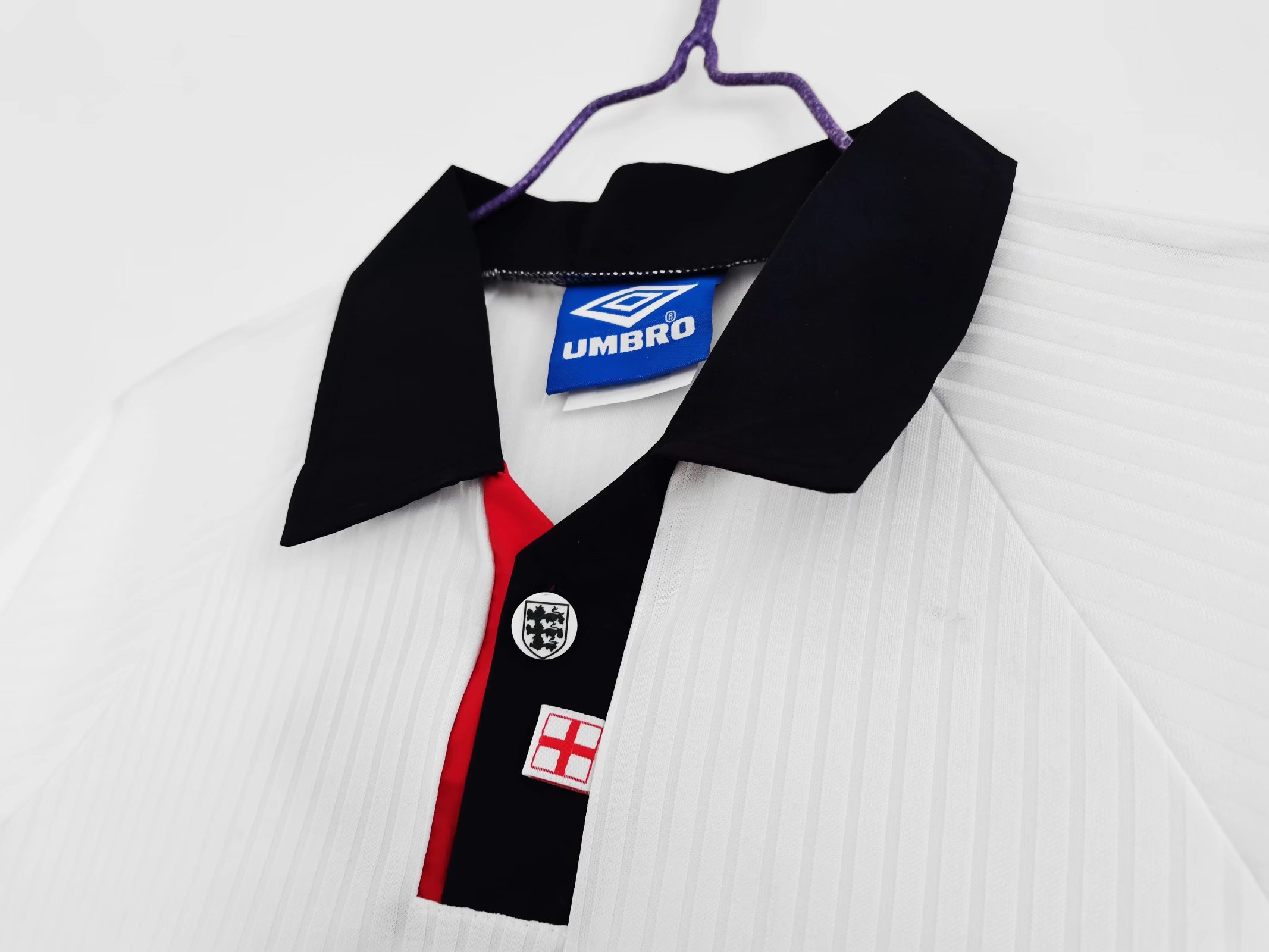 Retro England 1998 Home Stadium Jersey - UnitedFutballJersey