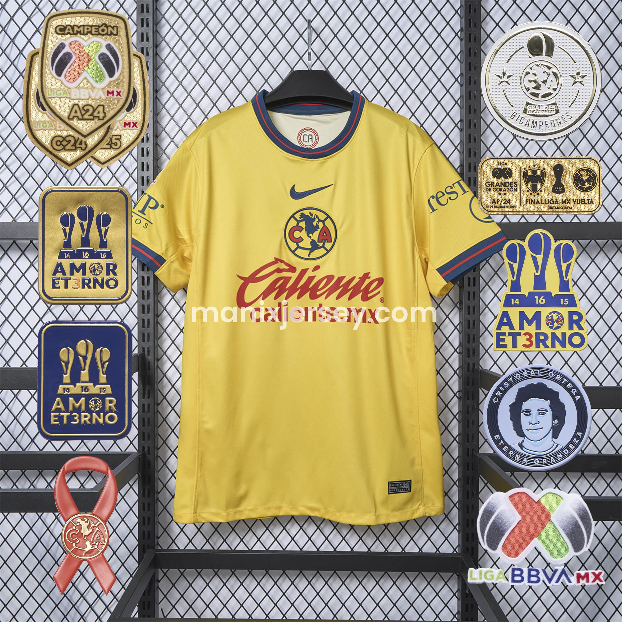 Club América 24-25 Home Jersey - Fans Version - UnitedFutballJersey