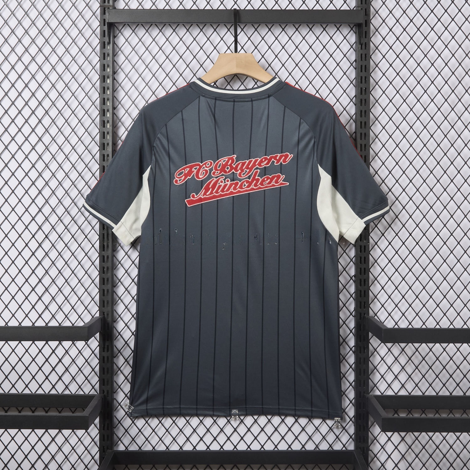 Bayern Munich 25-26 Deep Grey Baseball Jersey - UnitedFutballJersey