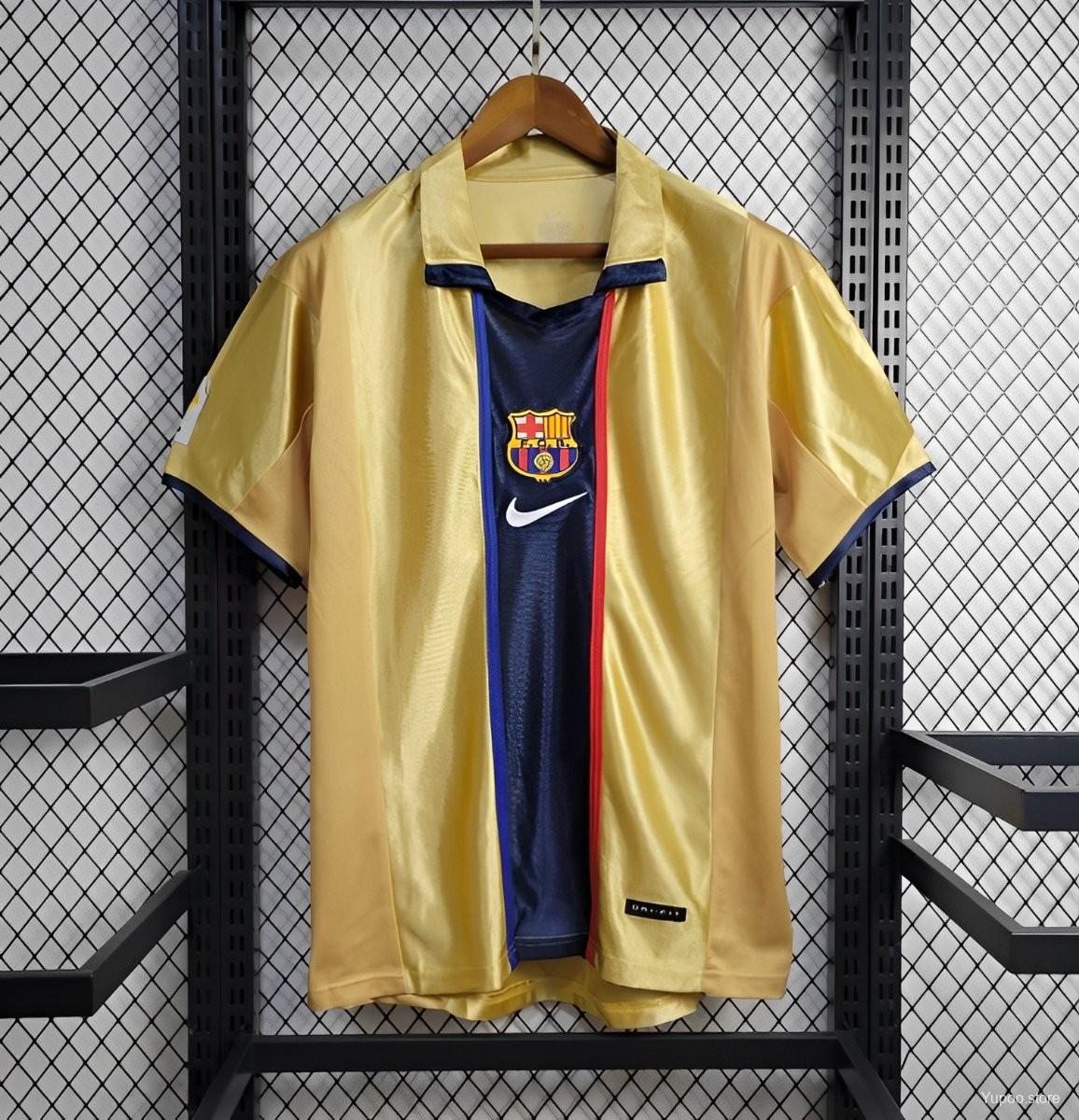 Retro Barcelona 01-02 Away Jersey - UnitedFutballJersey