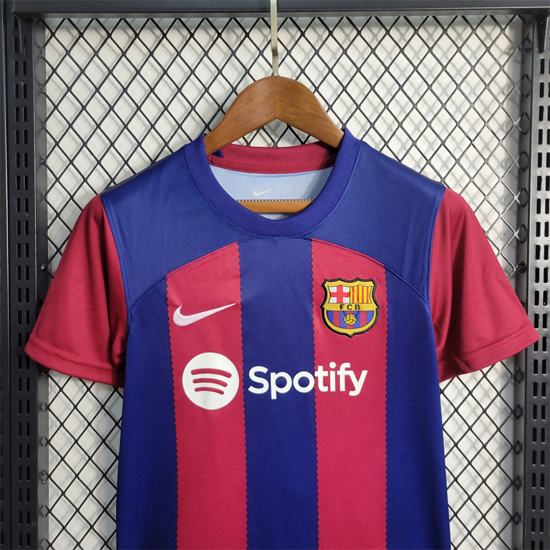 B.A.R.S.A 23-24 Home Kids Kit - UnitedFutballJersey
