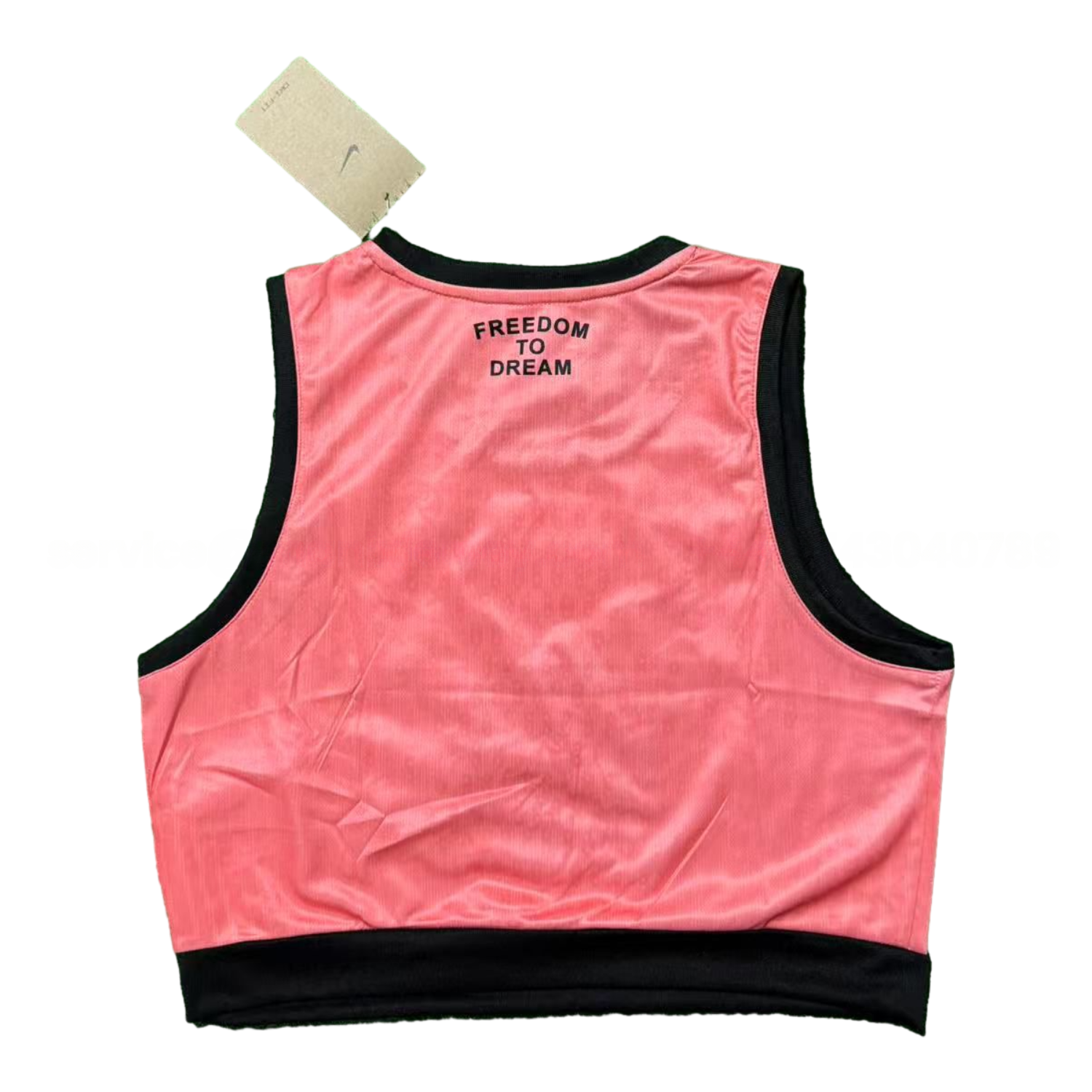 Women's Barcelona 25-26 Black Logo Pink Yoga Vest - UnitedFutballJersey