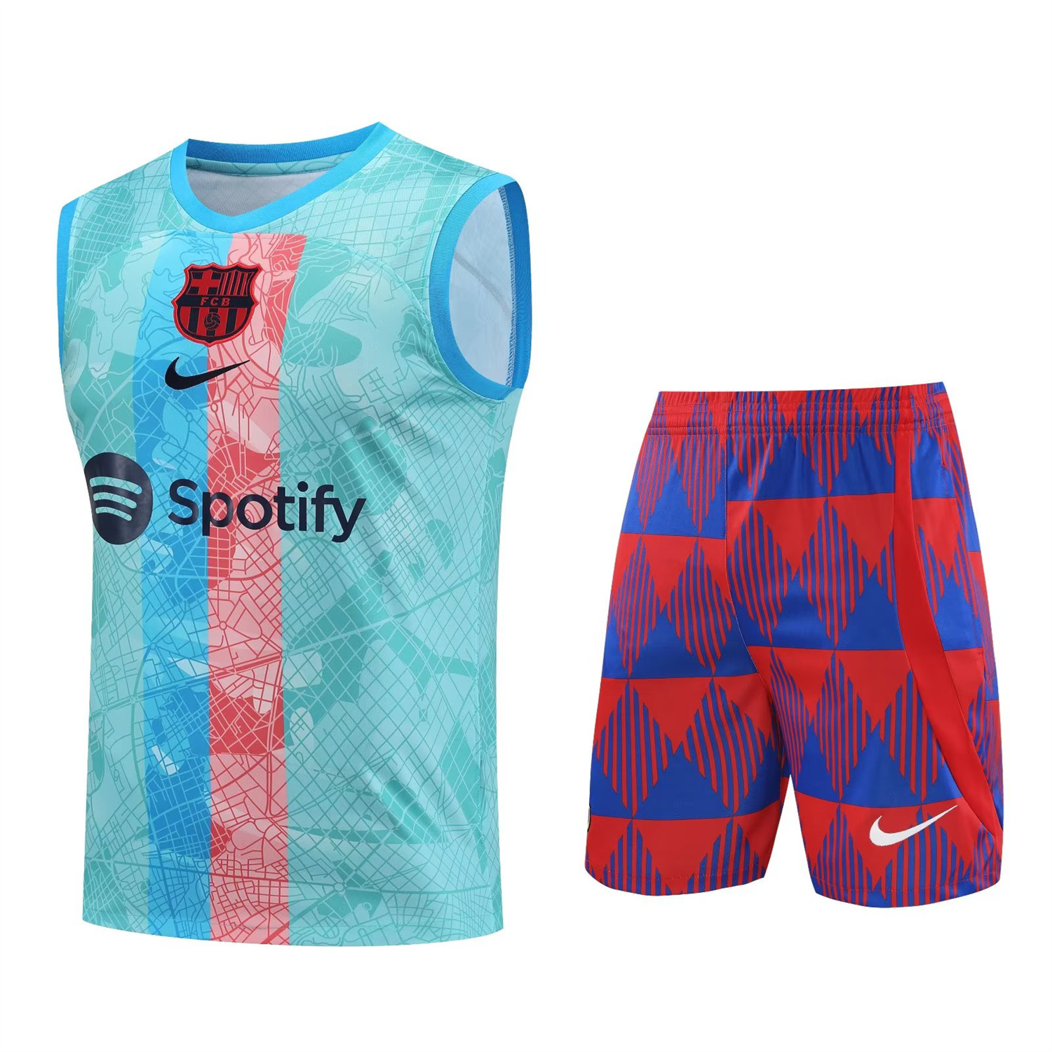 B.A.R.S.A 23-24 Player Vest Training Set - UnitedFutballJersey