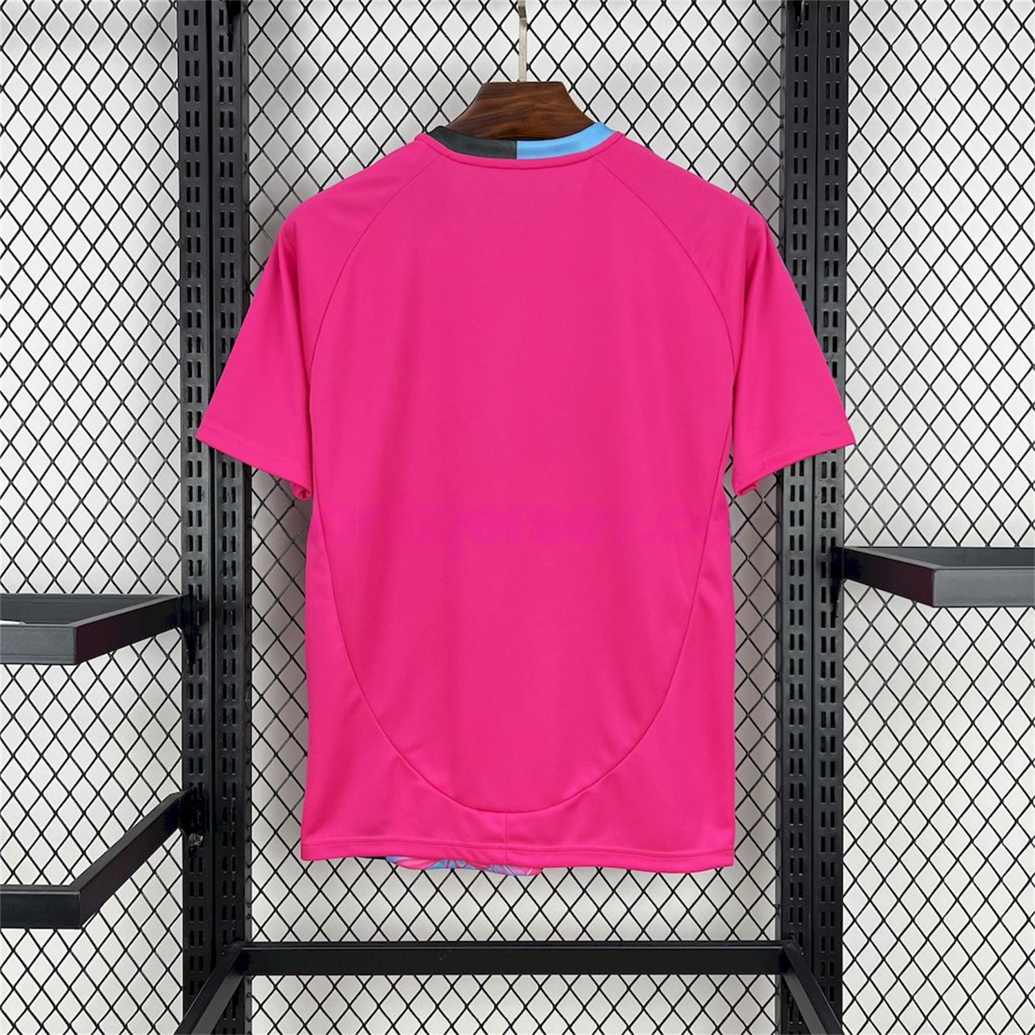 INT M.A.M 25-26 Pink & Blue Coconut Tree Leaves Jersey - Fans Version - UnitedFutballJersey
