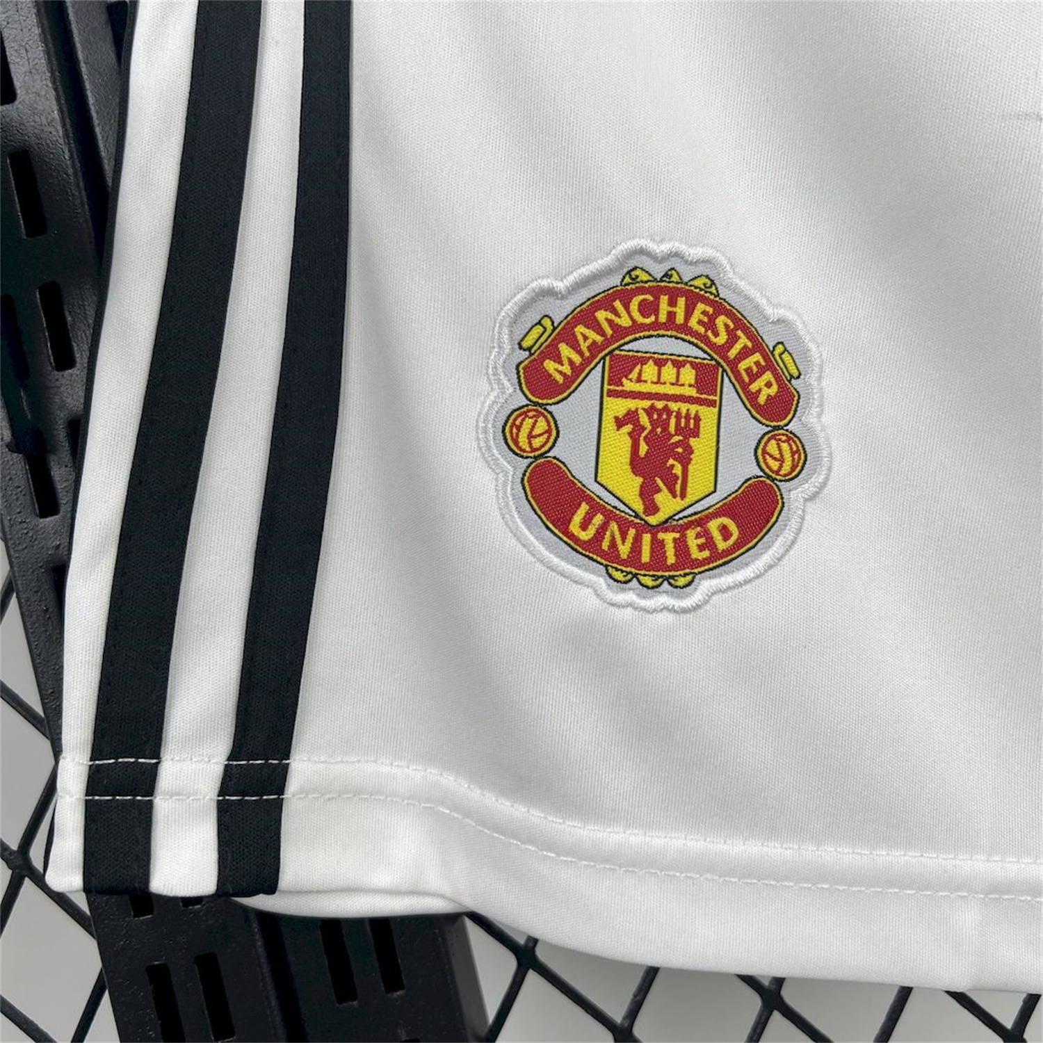 Manchester United 25-26 Home White Shorts - Fans Version - UnitedFutballJersey