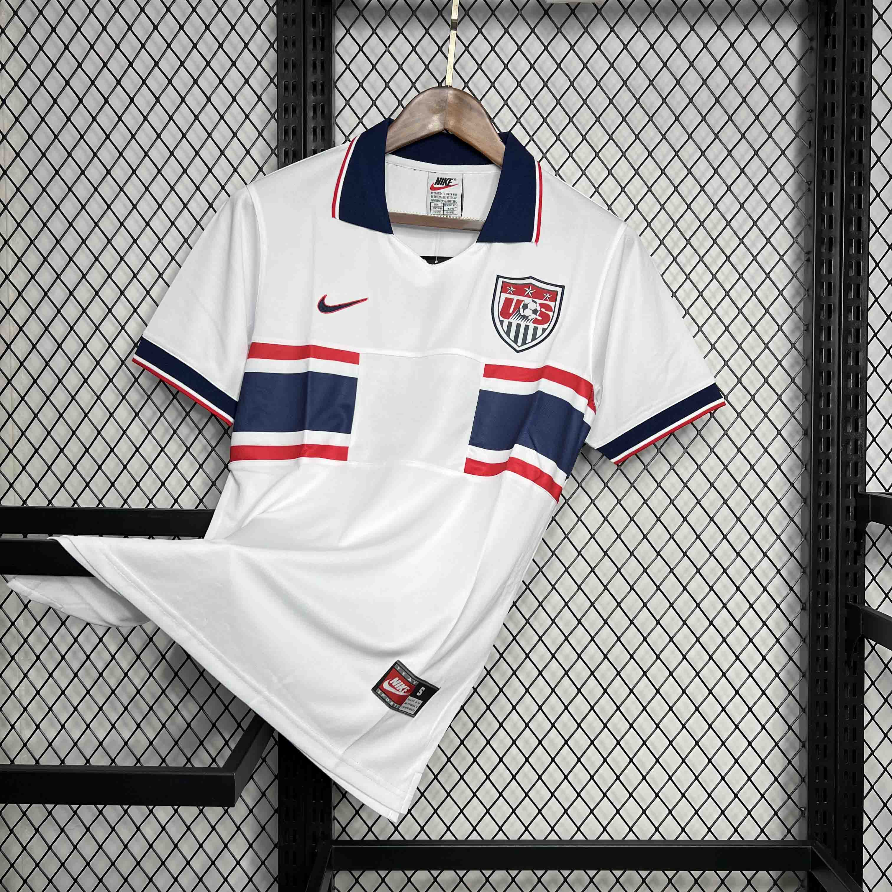 Retro United States USA 1995 Home Stadium Jersey - UnitedFutballJersey