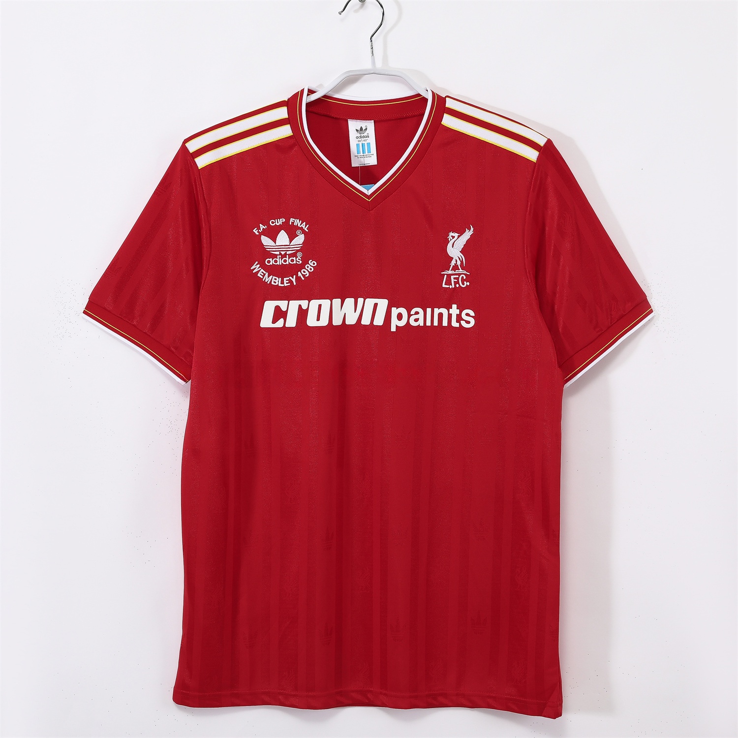 Retro Liver.pool 1985-86 Home Jersey - FA CUP FINAL Version - UnitedFutballJersey