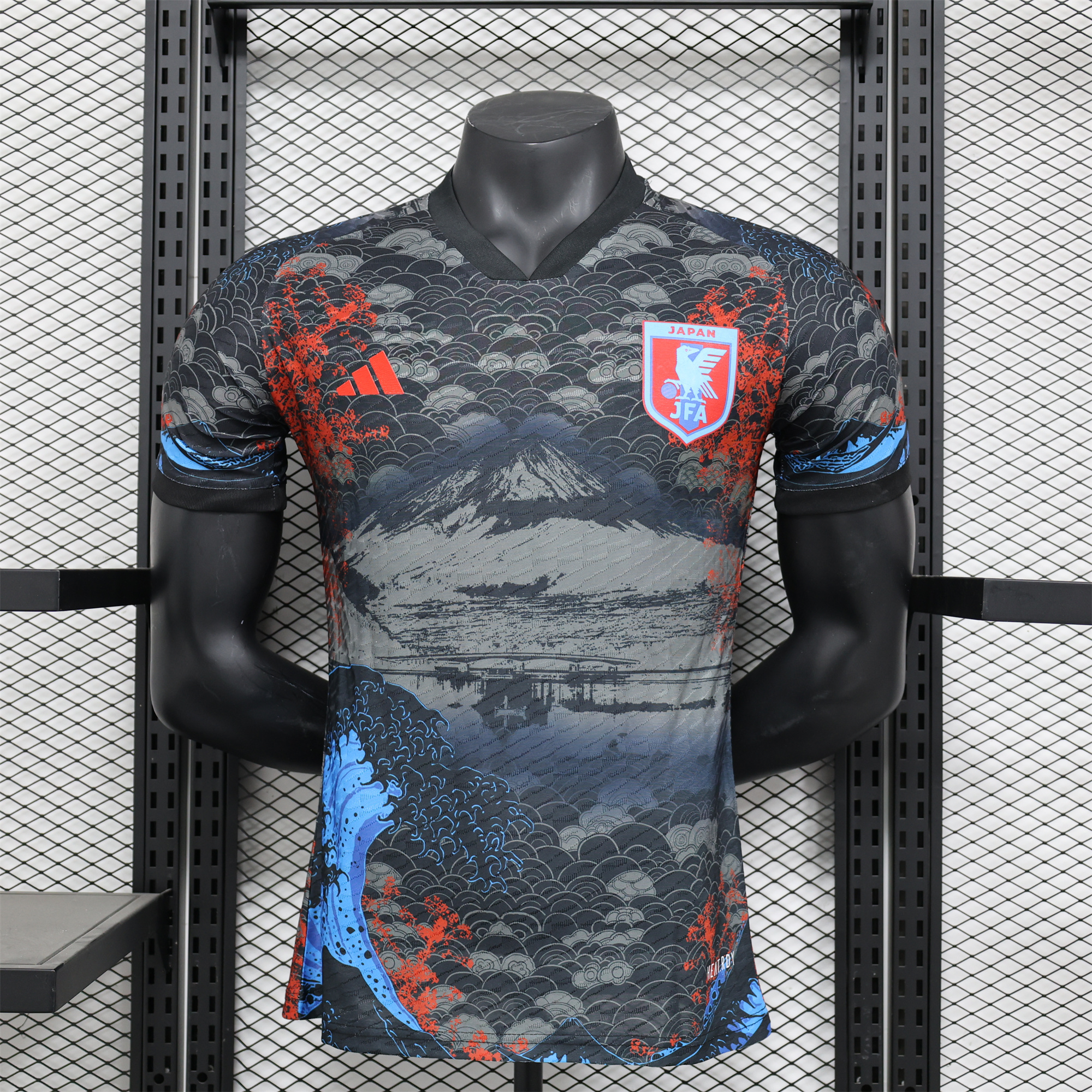 Japan 2024 Fuji Mountain Special Edition Black Jersey - Player Version - UnitedFutballJersey