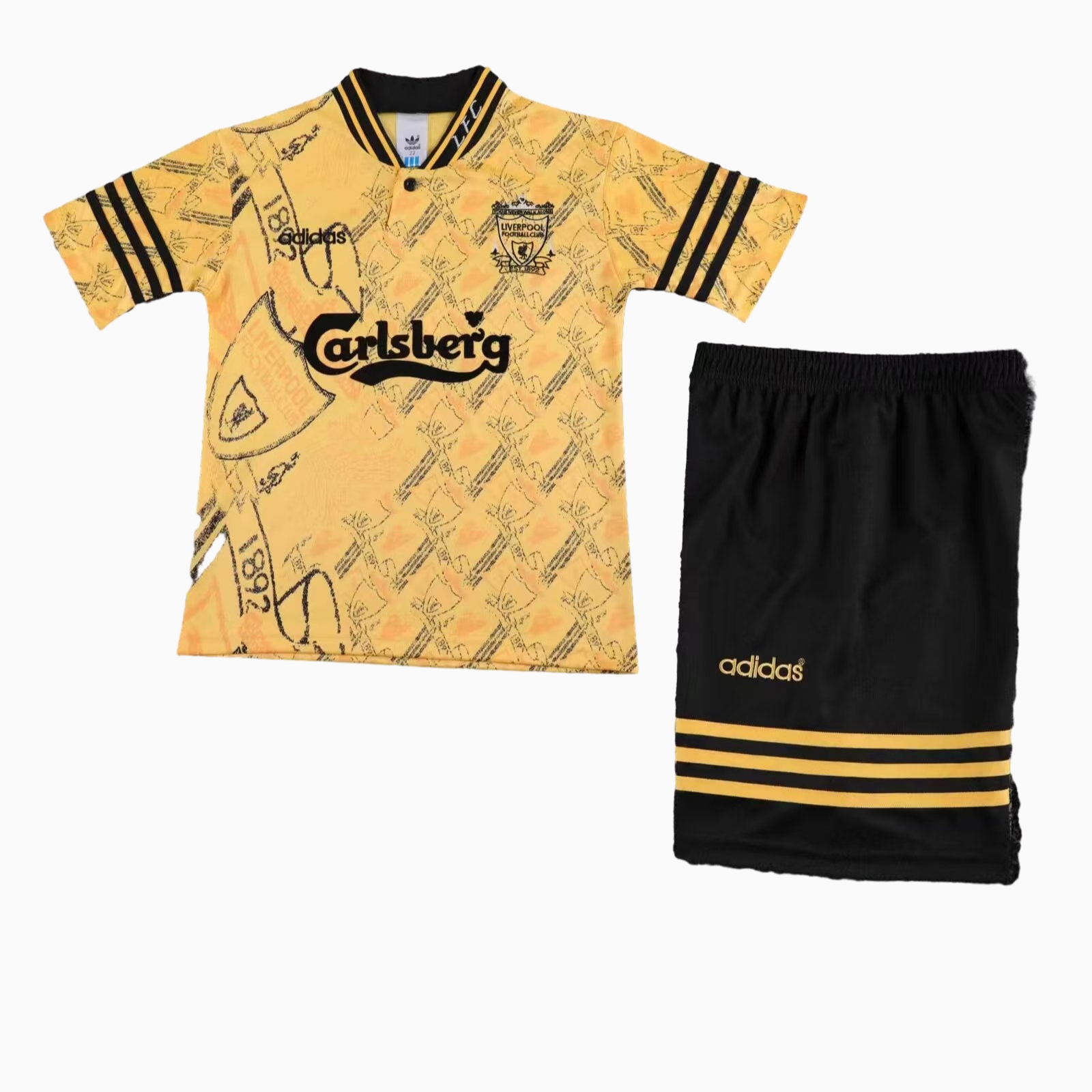 Retro Liver.pool 1994-96 Third Kids Kit - UnitedFutballJersey