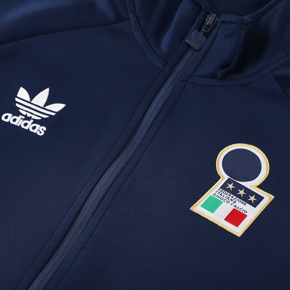 Italy 24-25 Training Hoodie Set - Royal Blue Hoodie and Pants - UnitedFutballJersey