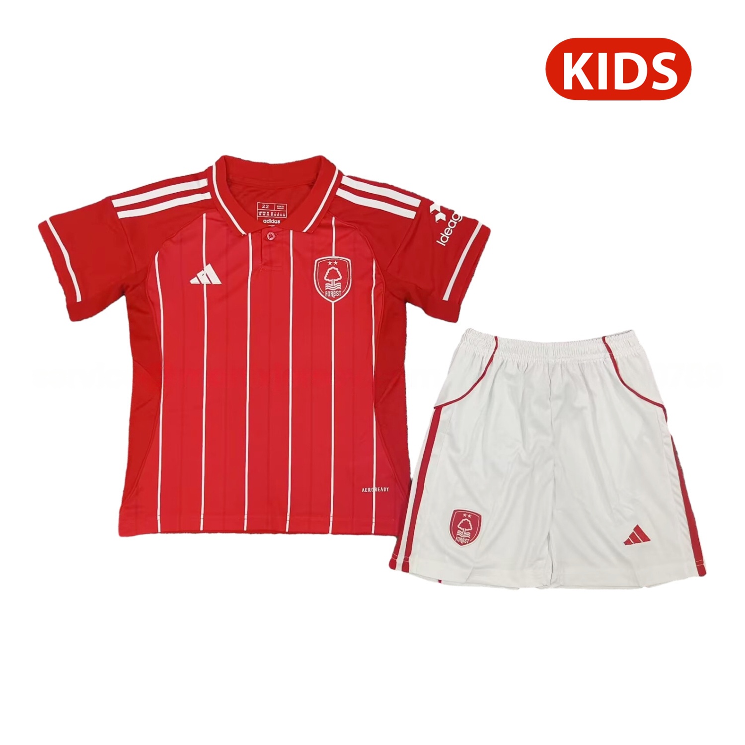 Nottingham Forest 25-26 Home Kids Kit - UnitedFutballJersey