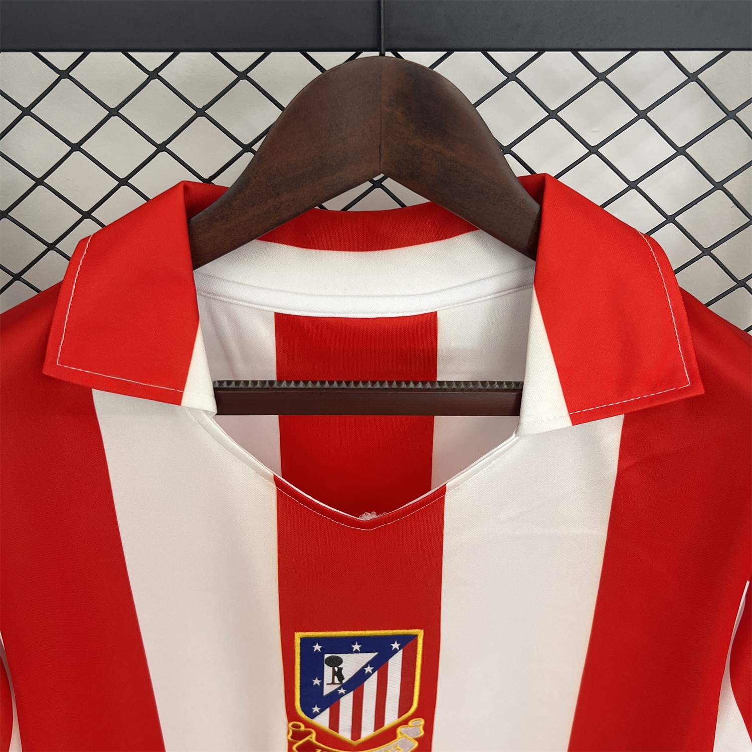 Retro Atletico Madrid 2003-04 Home Centenary Special Jersey - UnitedFutballJersey