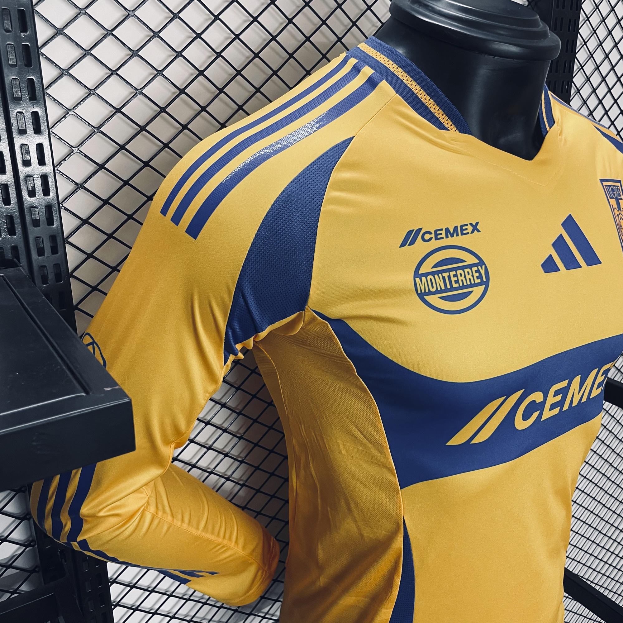 Tigres UANL 24-25 Home Long Sleeves Jersey - Player Version - UnitedFutballJersey