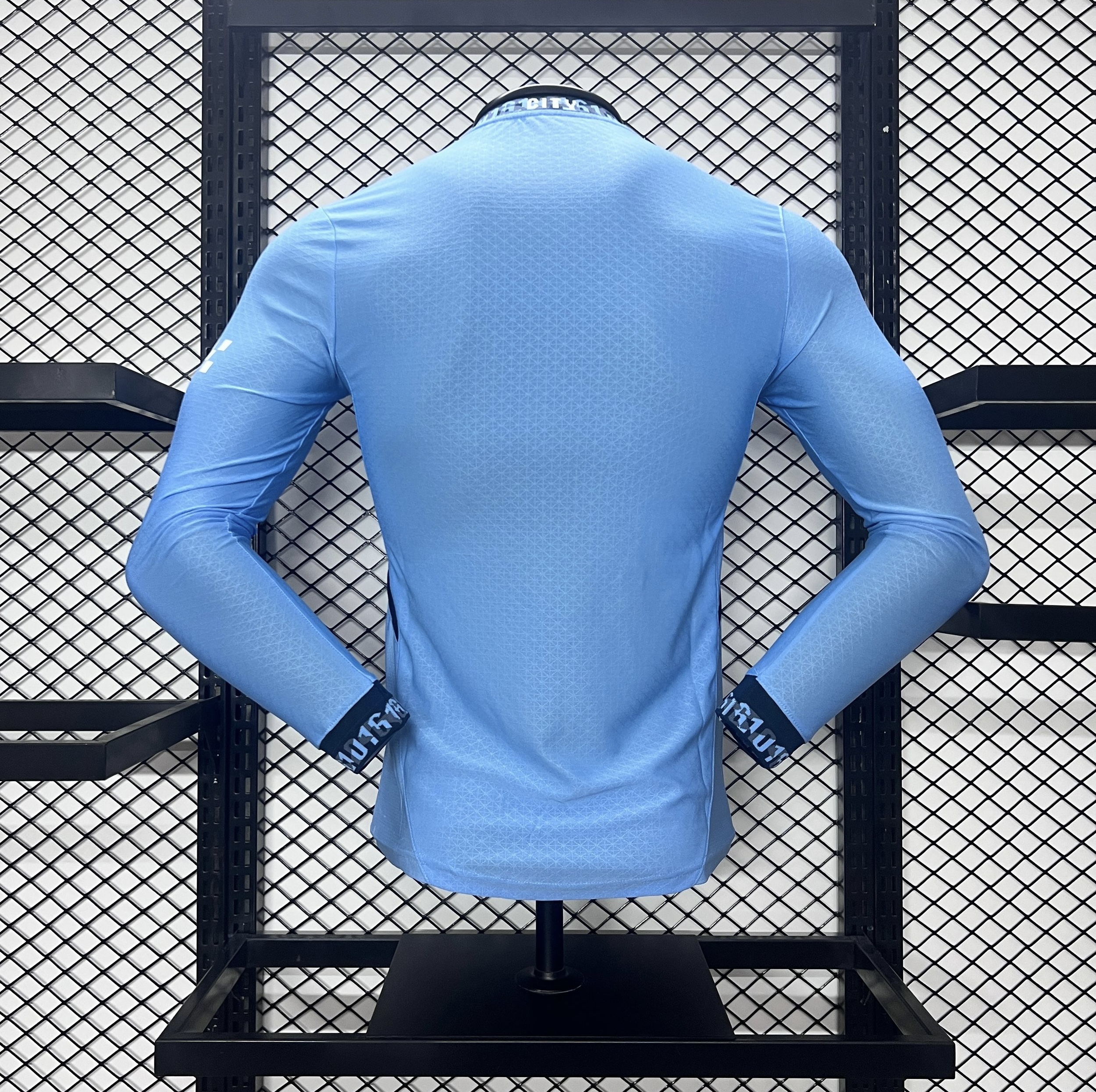 Manchester City 24-25 Home Long Sleeve Jersey - Player Version - UnitedFutballJersey