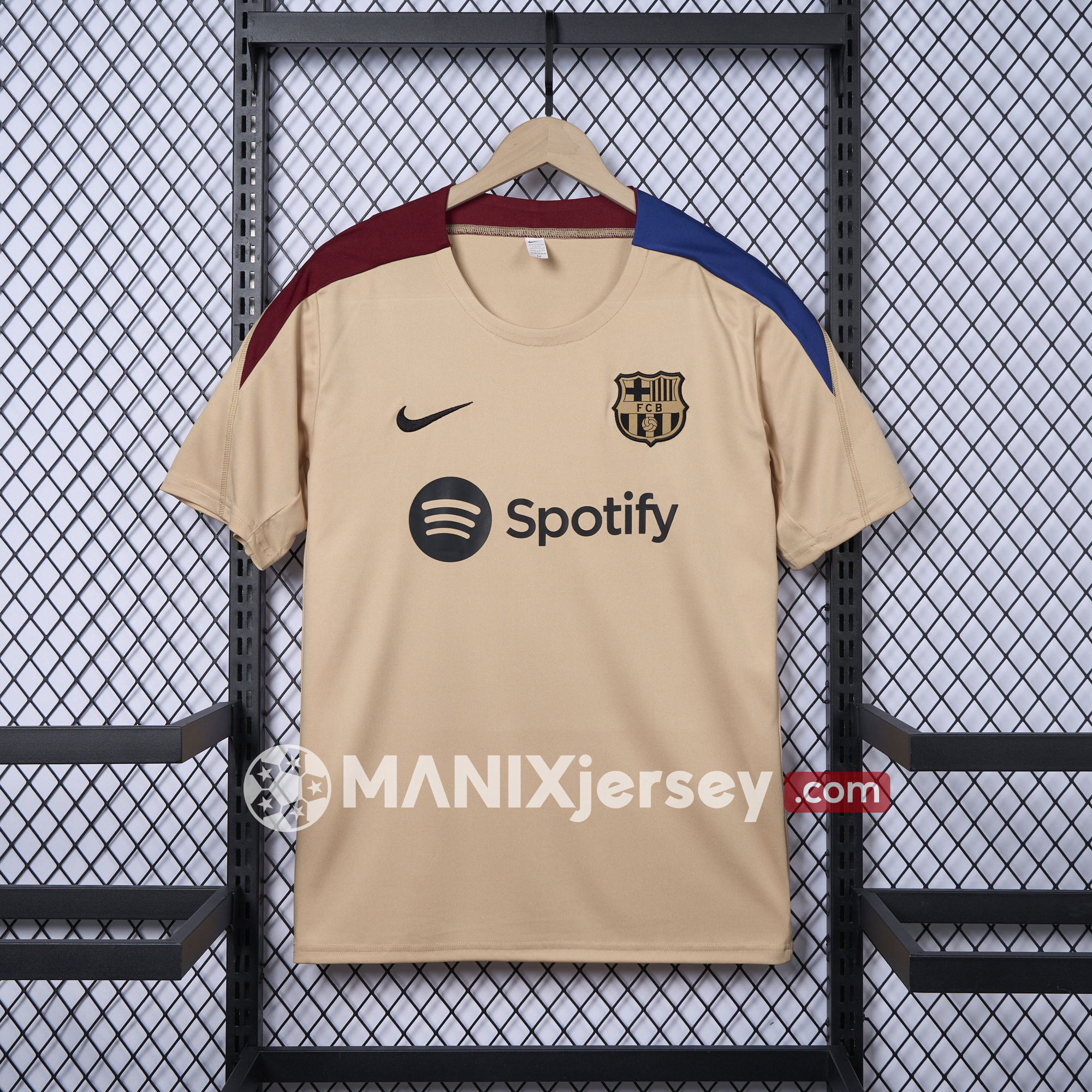 Barcelona 24-25 Frick Same Style Coach Training Shirt - Gold - UnitedFutballJersey