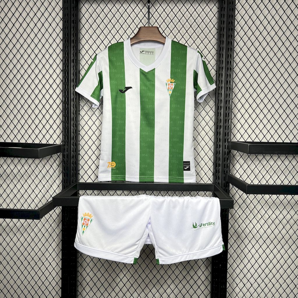 Cordoba CF 24-25 Home Kids Kit - UnitedFutballJersey