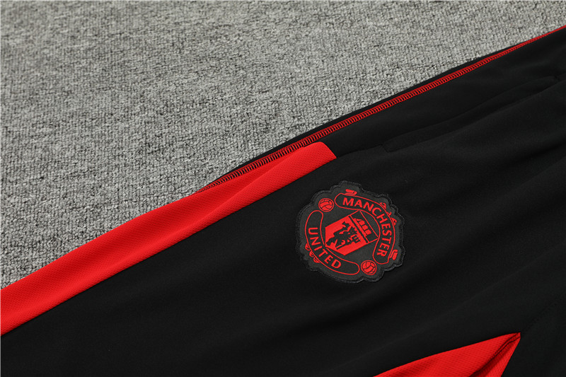 Manchester United 23-24 Kids Long Sleeve Training Set Red Camouflage - UnitedFutballJersey