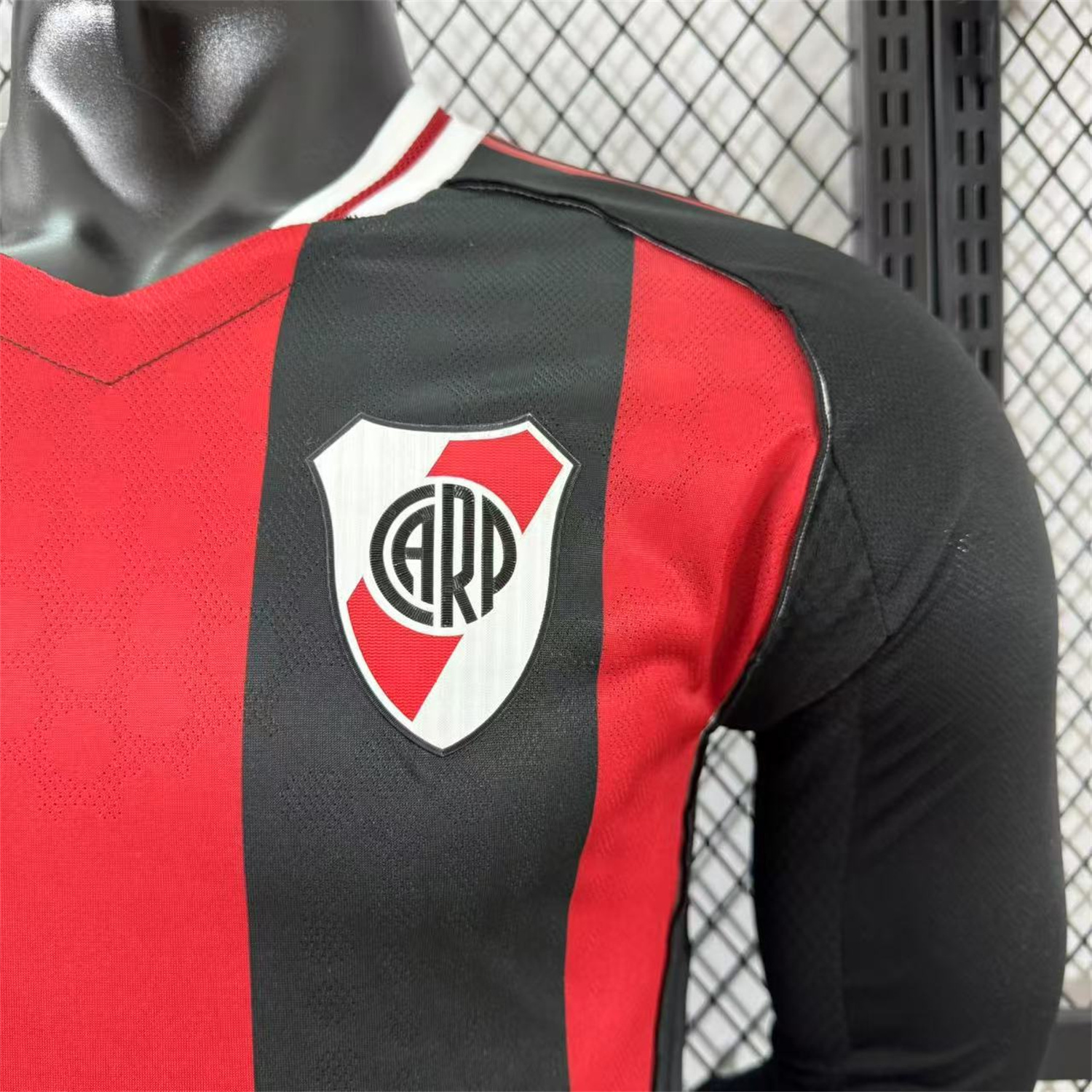 River Plate 25-26 Away Unsponsored Long Sleeves Jersey - Player Version - UnitedFutballJersey