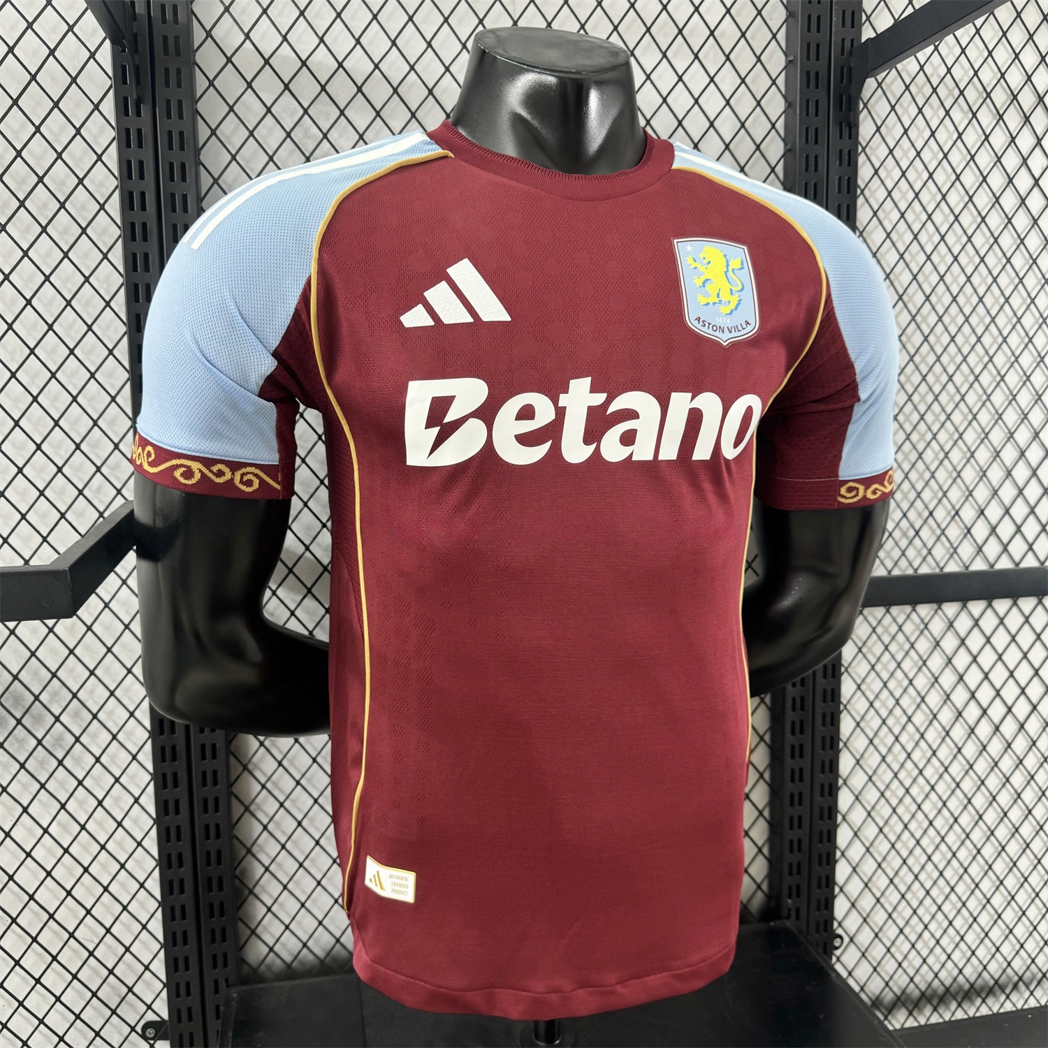 Aston Villa 25-26 Home Jersey - Player Version - UnitedFutballJersey