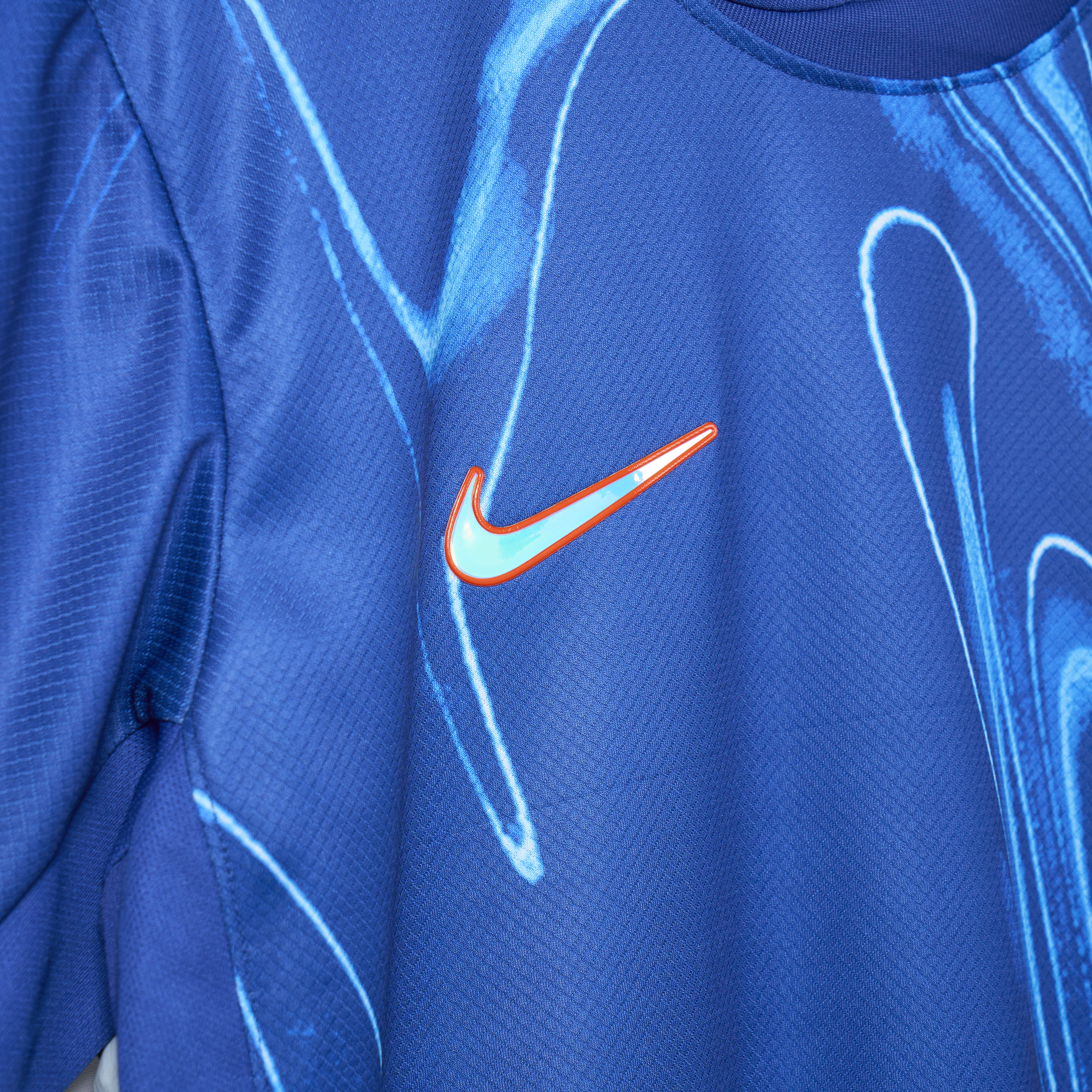 C.H.E.L.S.E.A 24-25 Home Stadium Jersey With Chest Advertisement - Fans Version - UnitedFutballJersey