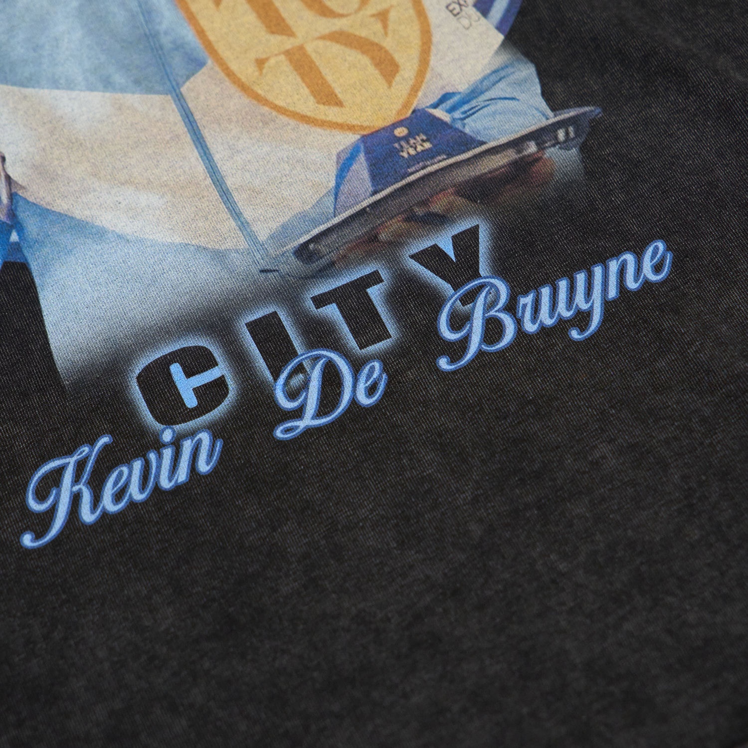 Manchester City Kevin De Bruyne Cooker Oversized Washed T-Shirt - UnitedFutballJersey