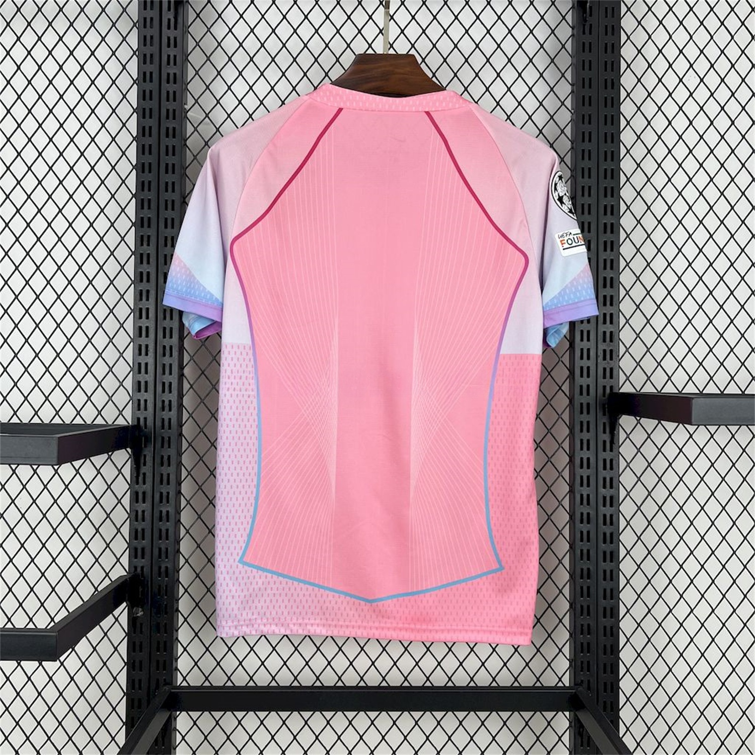 Barcelona 25-26 T90 White Lines Pink Special Jersey - Fans Version - UnitedFutballJersey