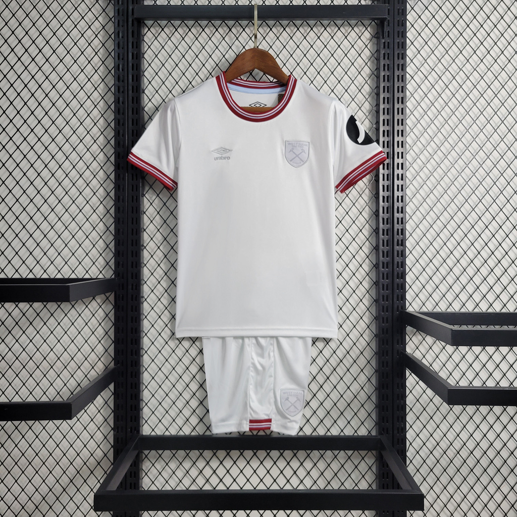 West Ham United 23-24 Away Kids Kit - UnitedFutballJersey