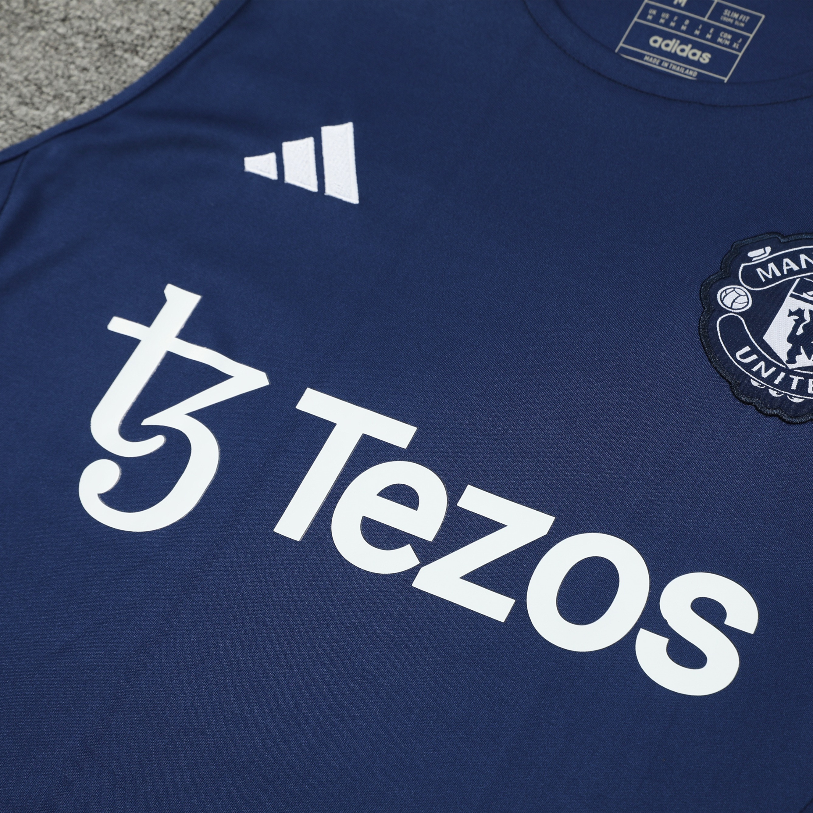 Manchester United 24-25 Vest Training Set - Deep Blue - UnitedFutballJersey