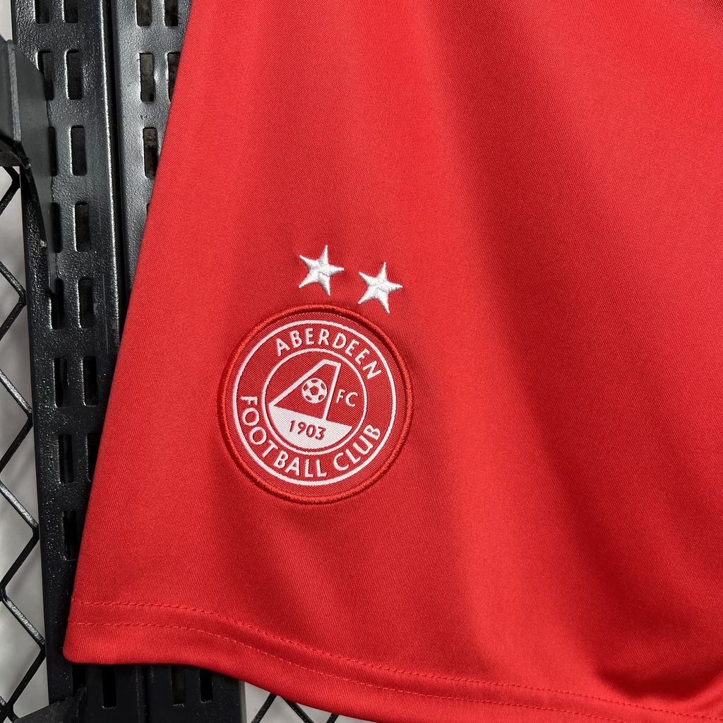 Aberdeen 24-25 Home Shorts - Fans Version - UnitedFutballJersey
