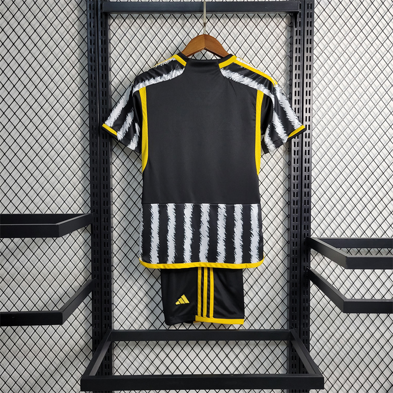 Juventus 23-24 Home Kids Kit - UnitedFutballJersey