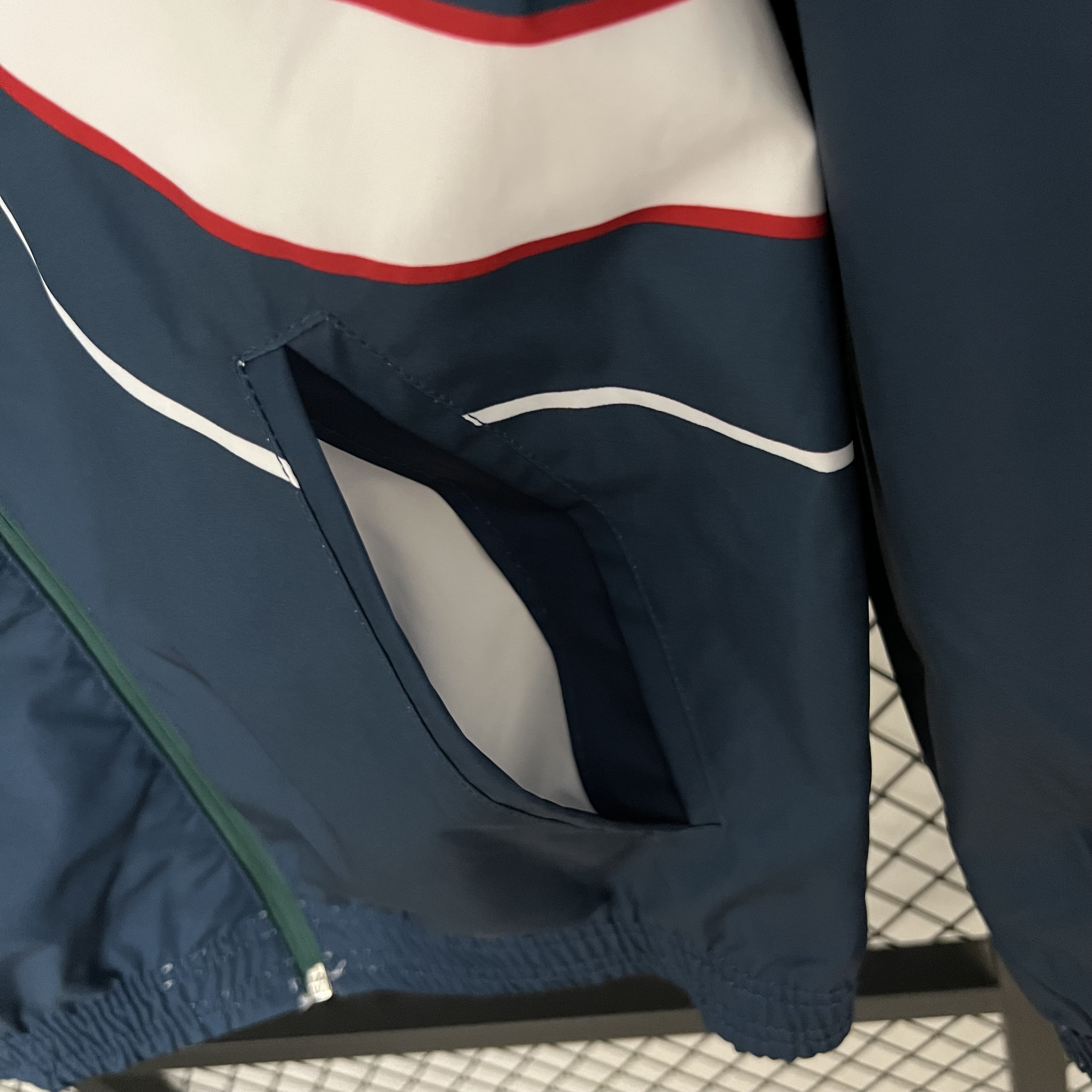 B.A.R.S.A 23-24 Player Reversible Windbreaker - White & Blue - UnitedFutballJersey