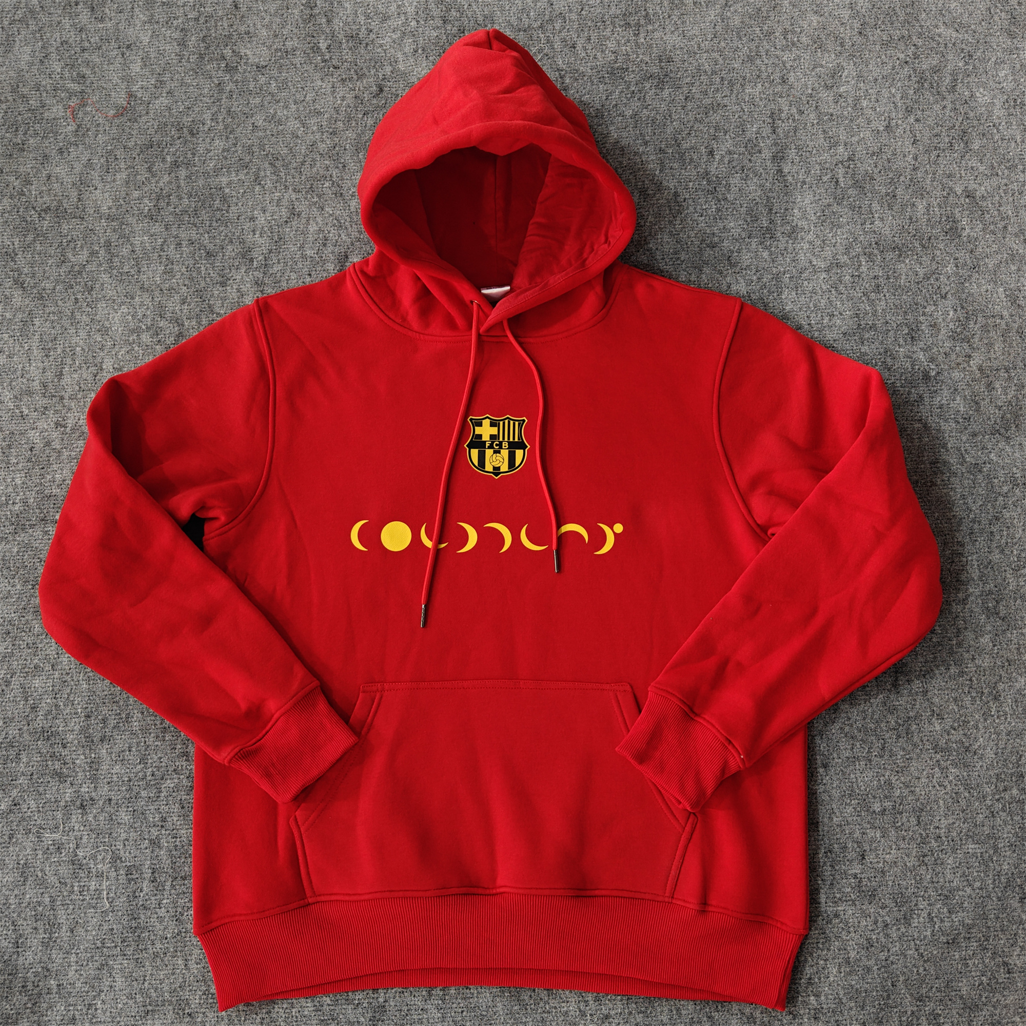 B.A.R.S.A X Coldplay 24-25 Moon Silhouette Hoodie - Red - UnitedFutballJersey