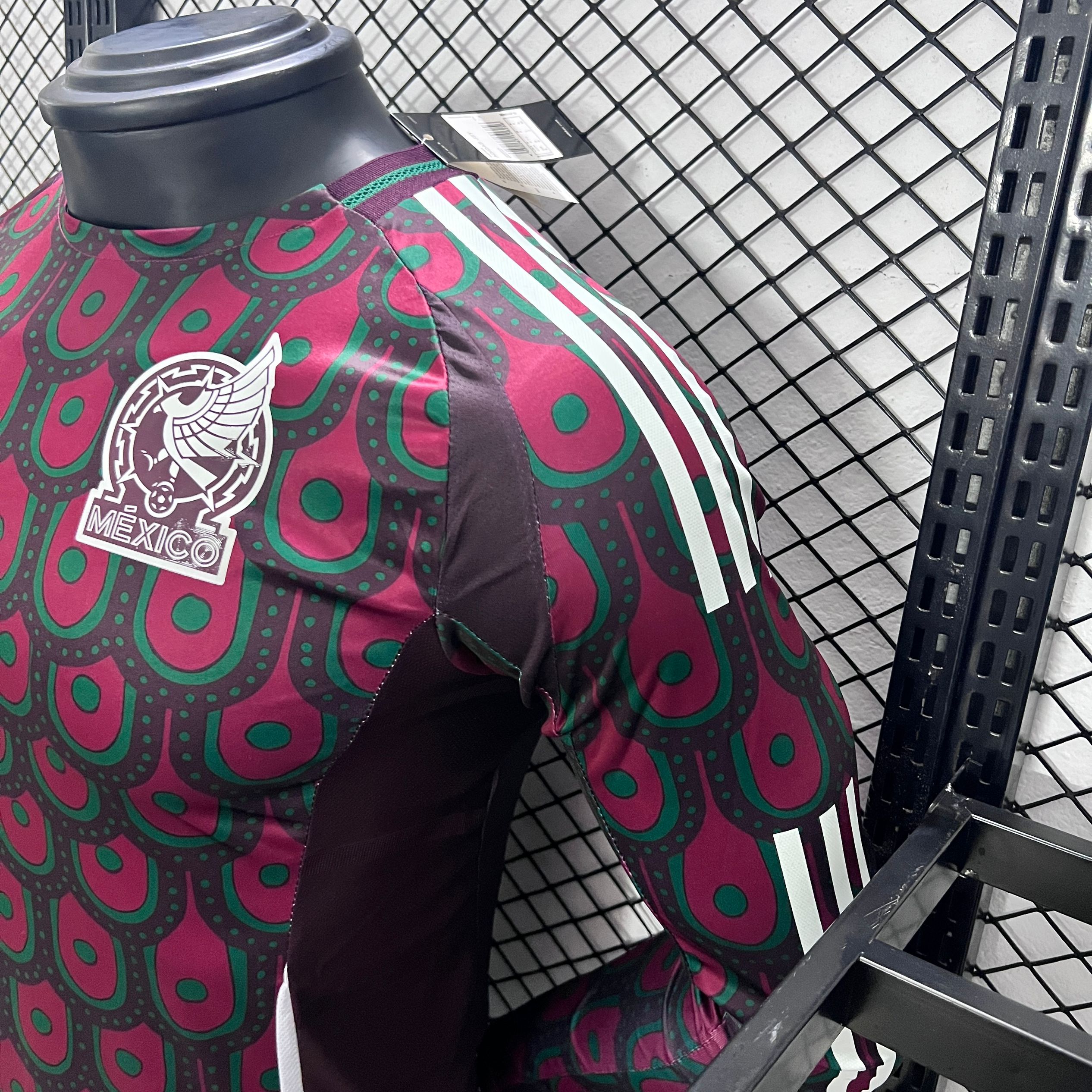 Mexico 2024 Home Long Sleeve Jersey - Player Version - UnitedFutballJersey