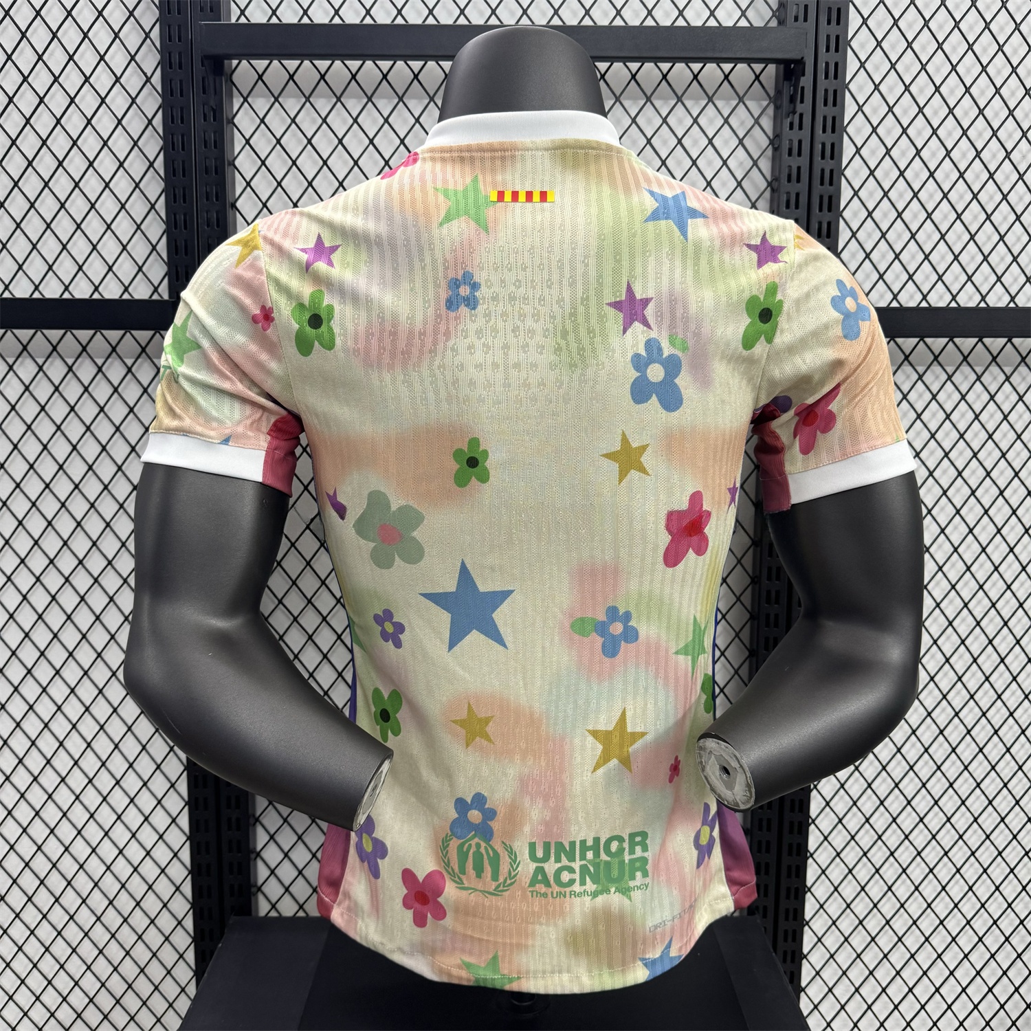B.A.R.S.A 25-26 Golf Color Petals Special Yellow Jersey - Player Version - UnitedFutballJersey