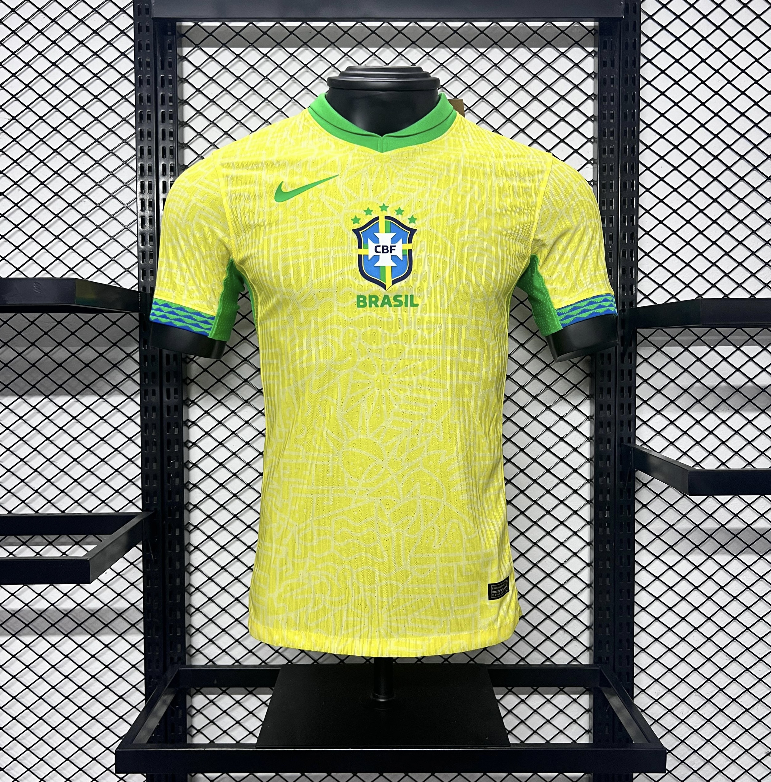 Brazil 2024 Home Stadium Jersey - Player Version - UnitedFutballJersey