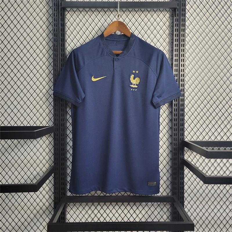 France 22-23 Home Jersey - Fans Version - 2022 World Cup - UnitedFutballJersey
